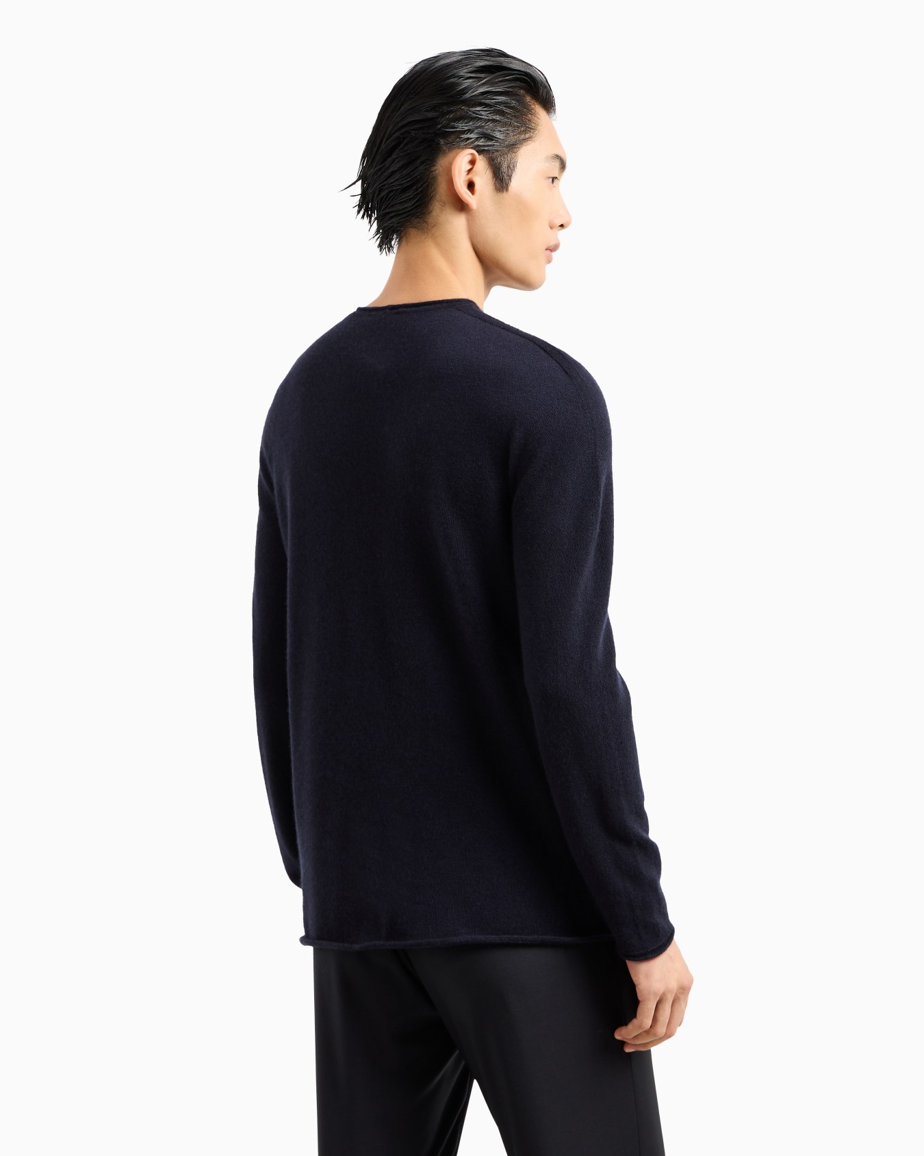Icon cashmere interlock crew-neck jumper Slide 2