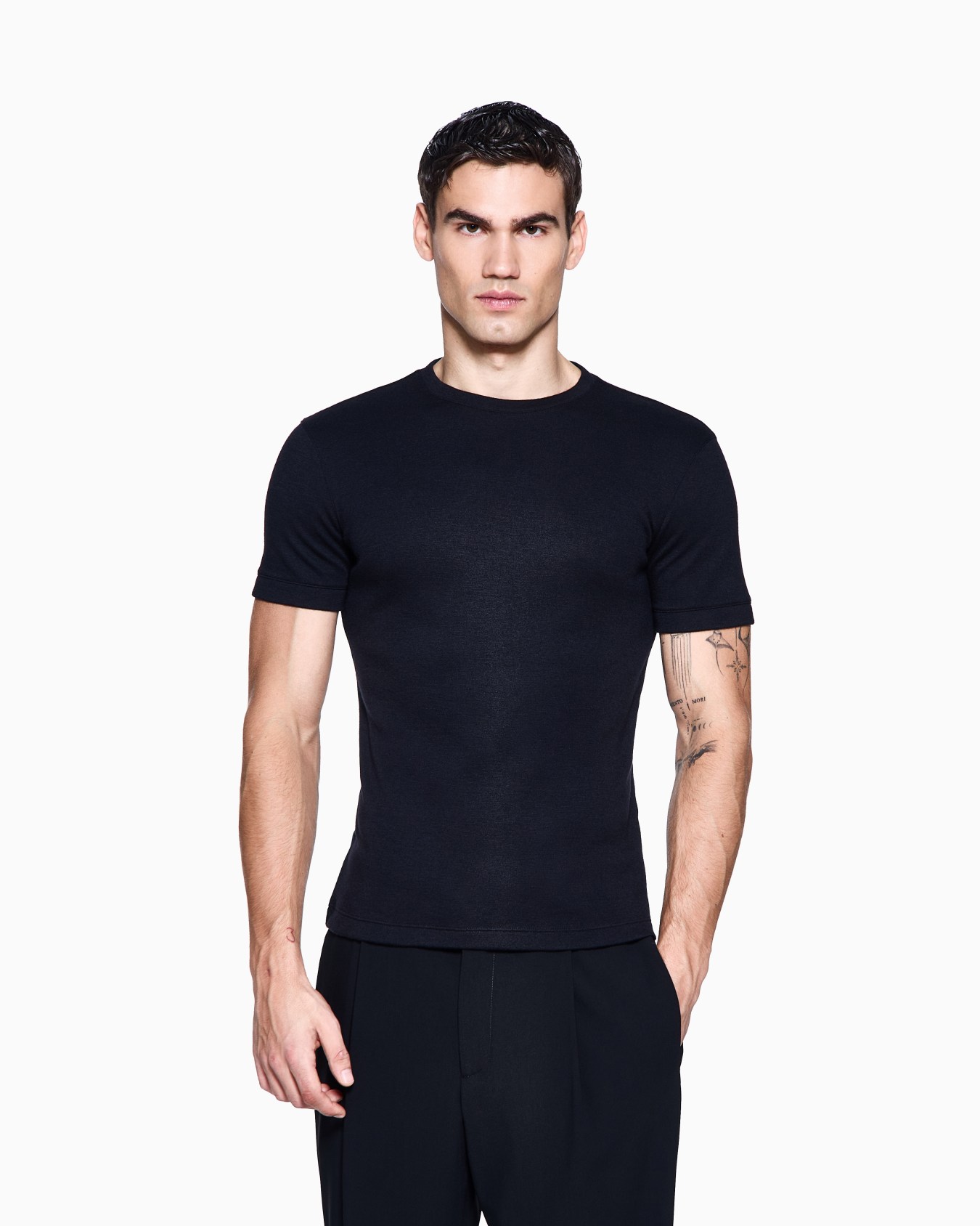 Short-sleeved cashmere Icon jumper Slide 3