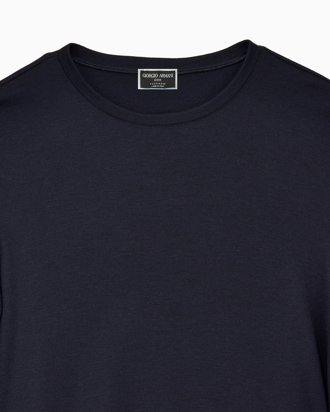 Icon cashmere interlock crew-neck jumper Slide 4