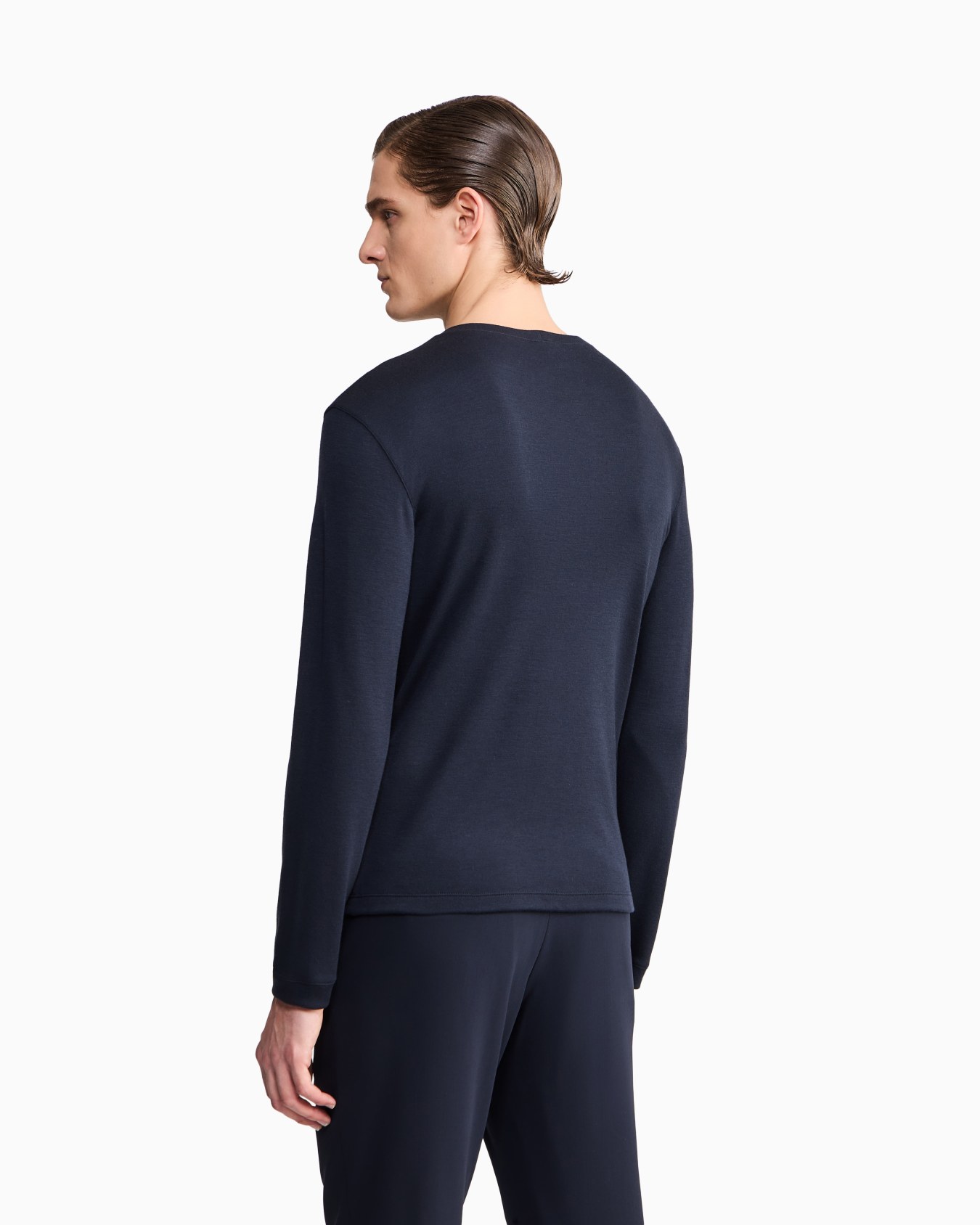 Pull ras-du-cou Icon en interlock de cachemire Diapositive 5