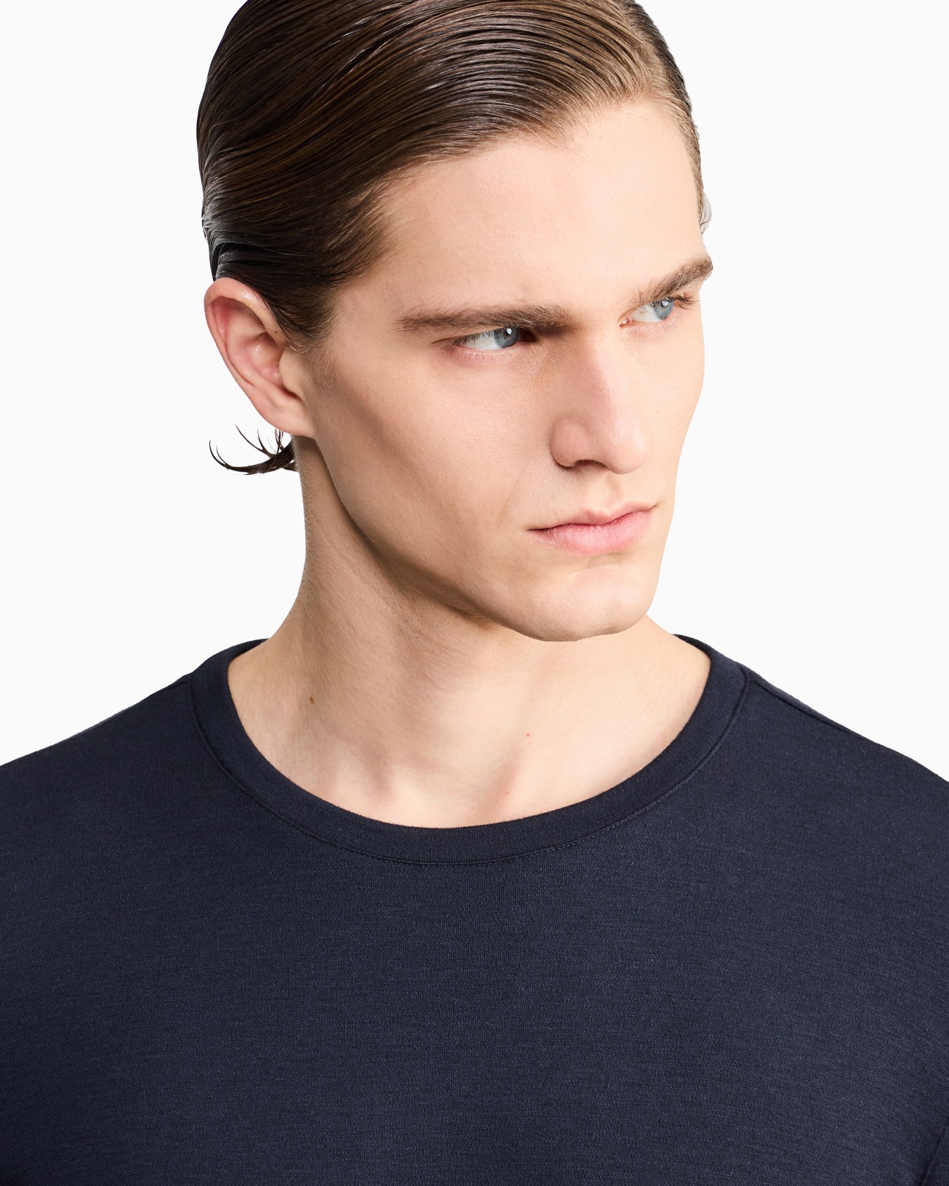 Pull ras-du-cou Icon en interlock de cachemire Diapositive 6