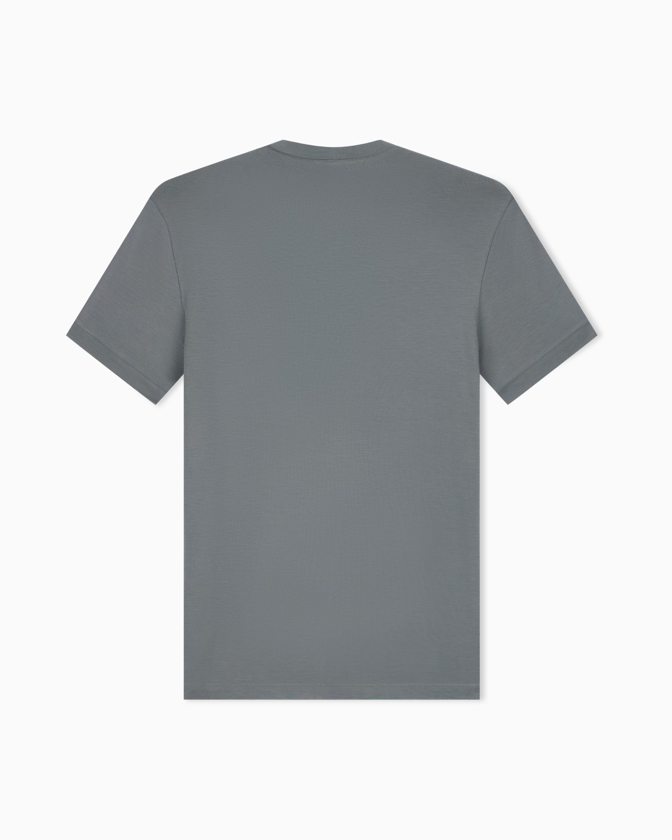  crew-neck T-shirt in stretch viscose jersey Slide 1
