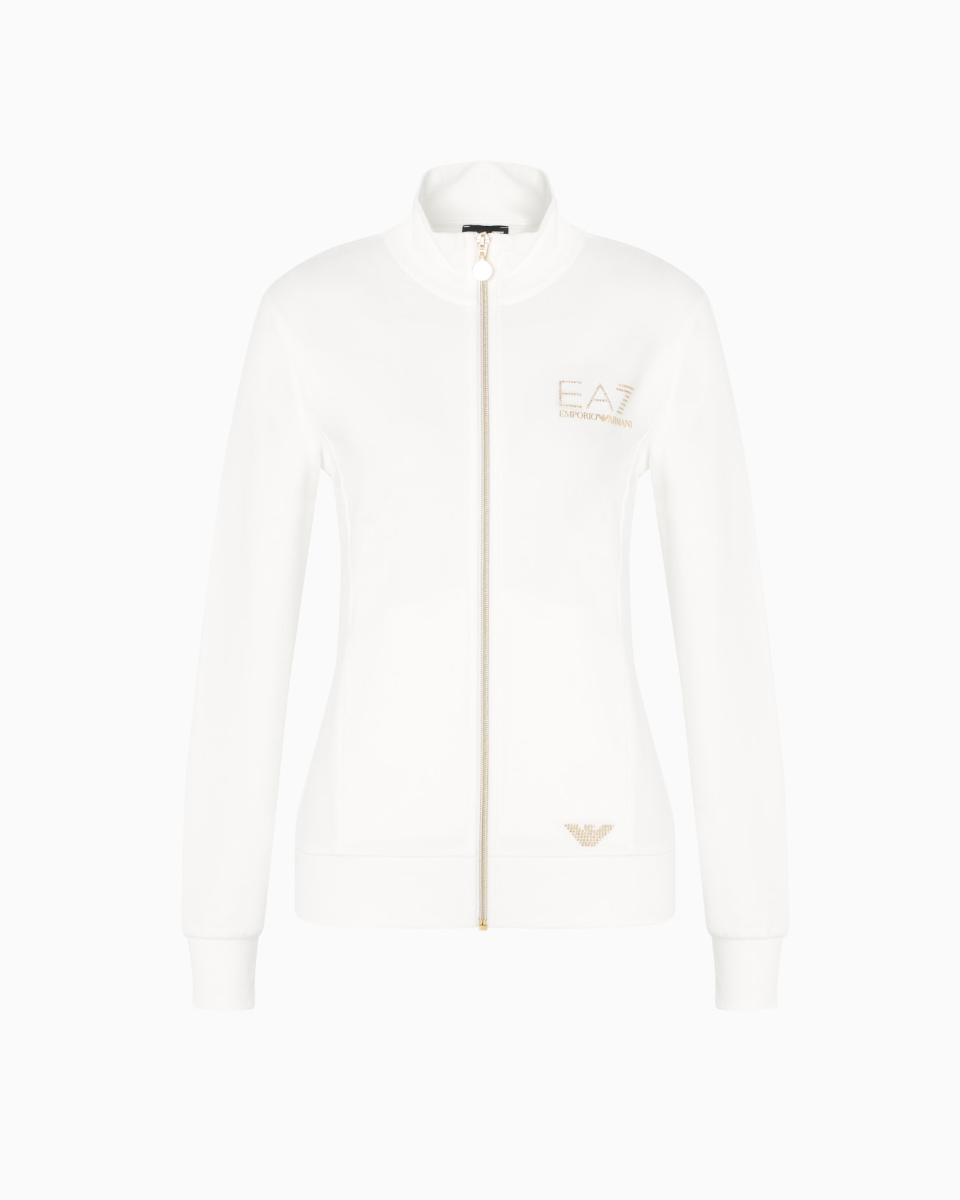 Evolution stretch-viscose blend zip-up sweatshirt Slide 0