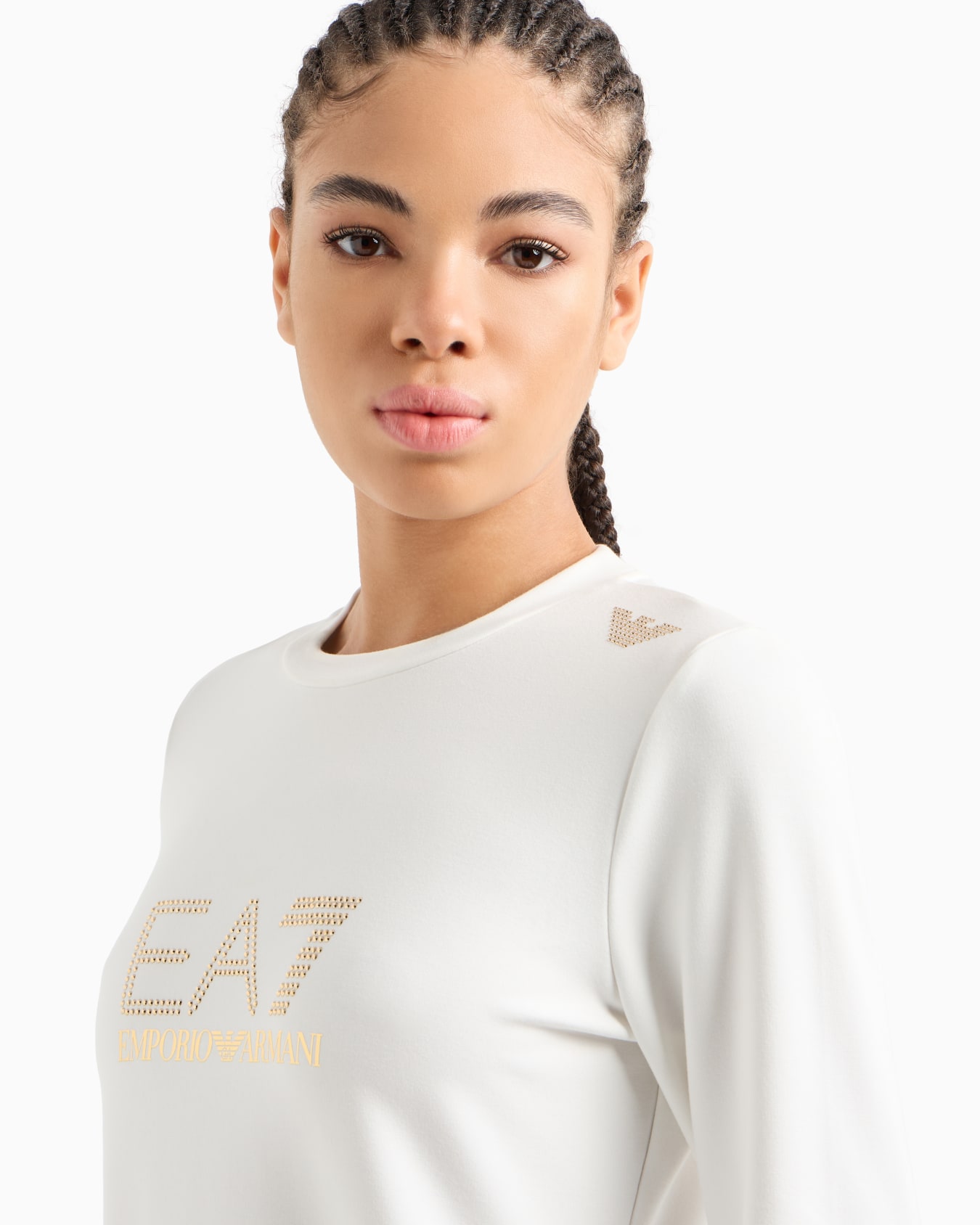 Sudadera de cuello redondo de mezcla de viscosa elástica Evolution Diapositiva 4