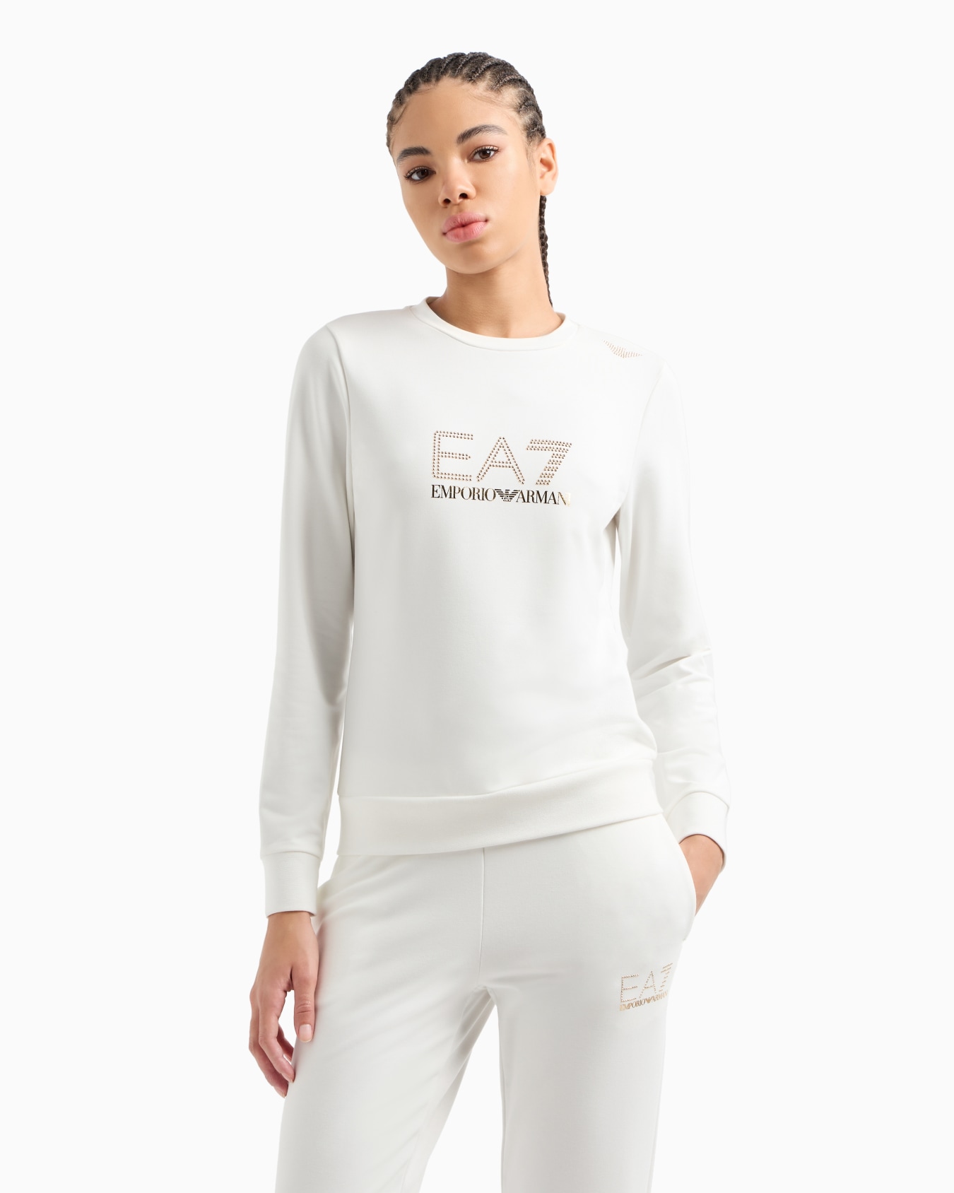 Sudadera de cuello redondo de mezcla de viscosa elástica Evolution Diapositiva 3
