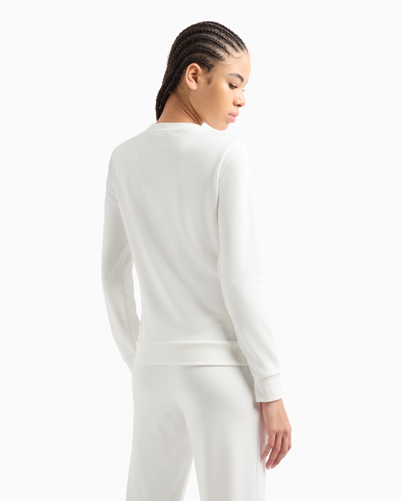 Sudadera de cuello redondo de mezcla de viscosa elástica Evolution Diapositiva 2
