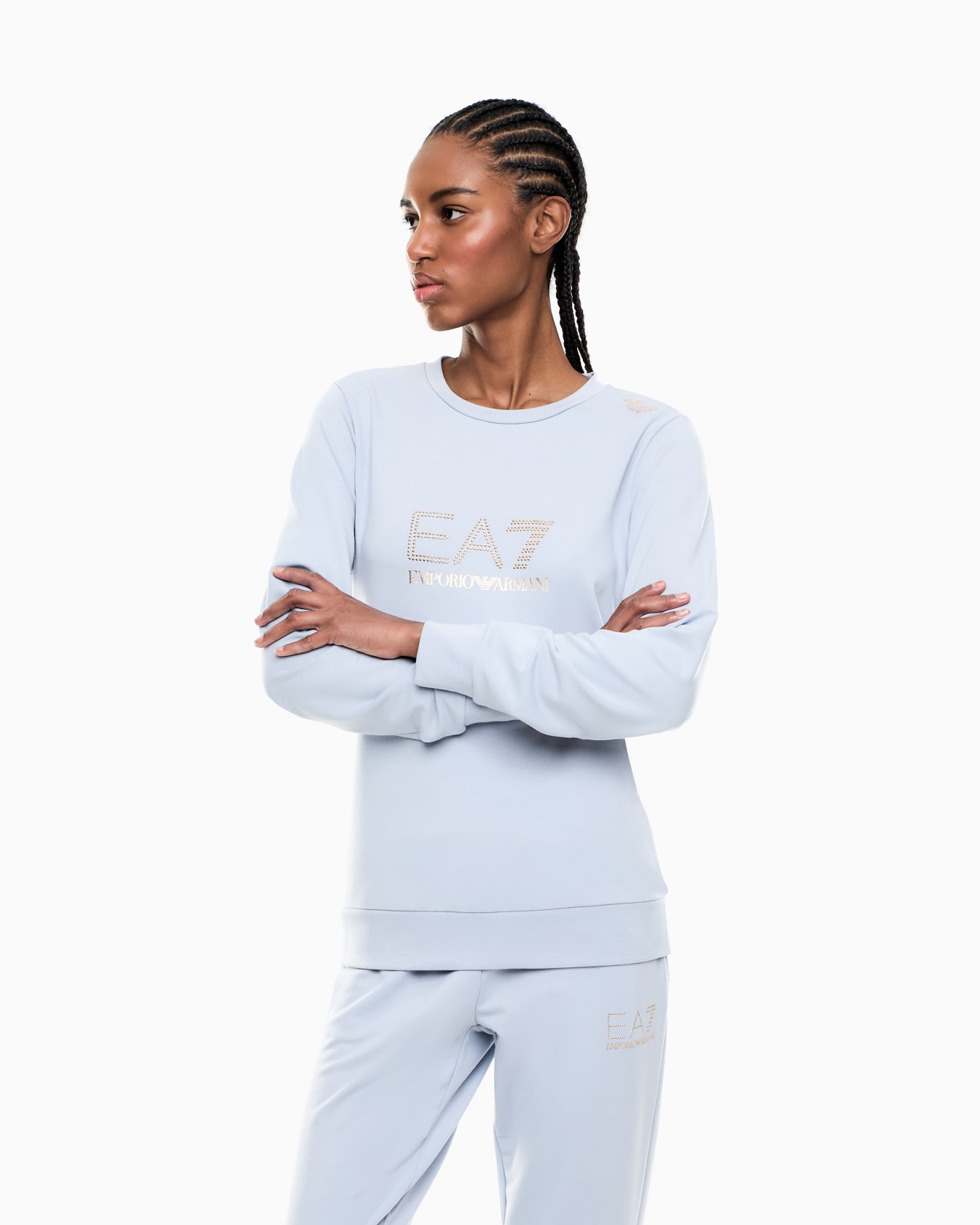 Evolution stretch viscose-blend crew-neck sweatshirt Slide 3