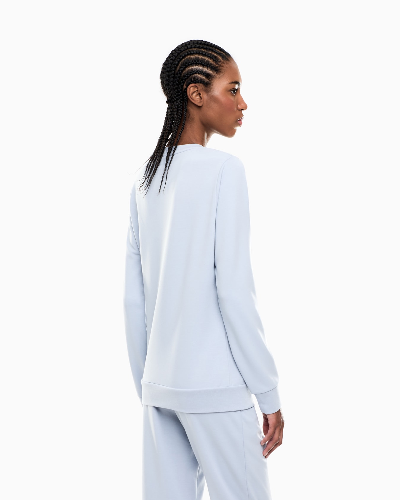 Evolution stretch viscose-blend crew-neck sweatshirt Slide 2