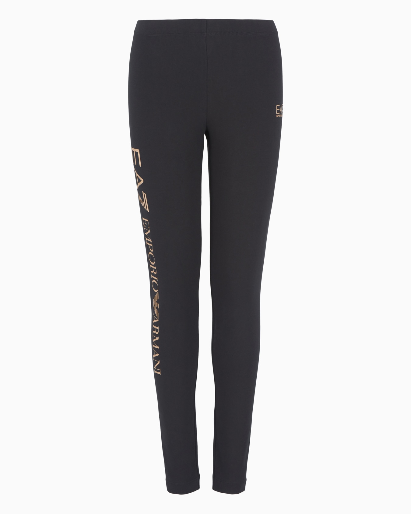 Shiny stretch-cotton leggings Slide 0
