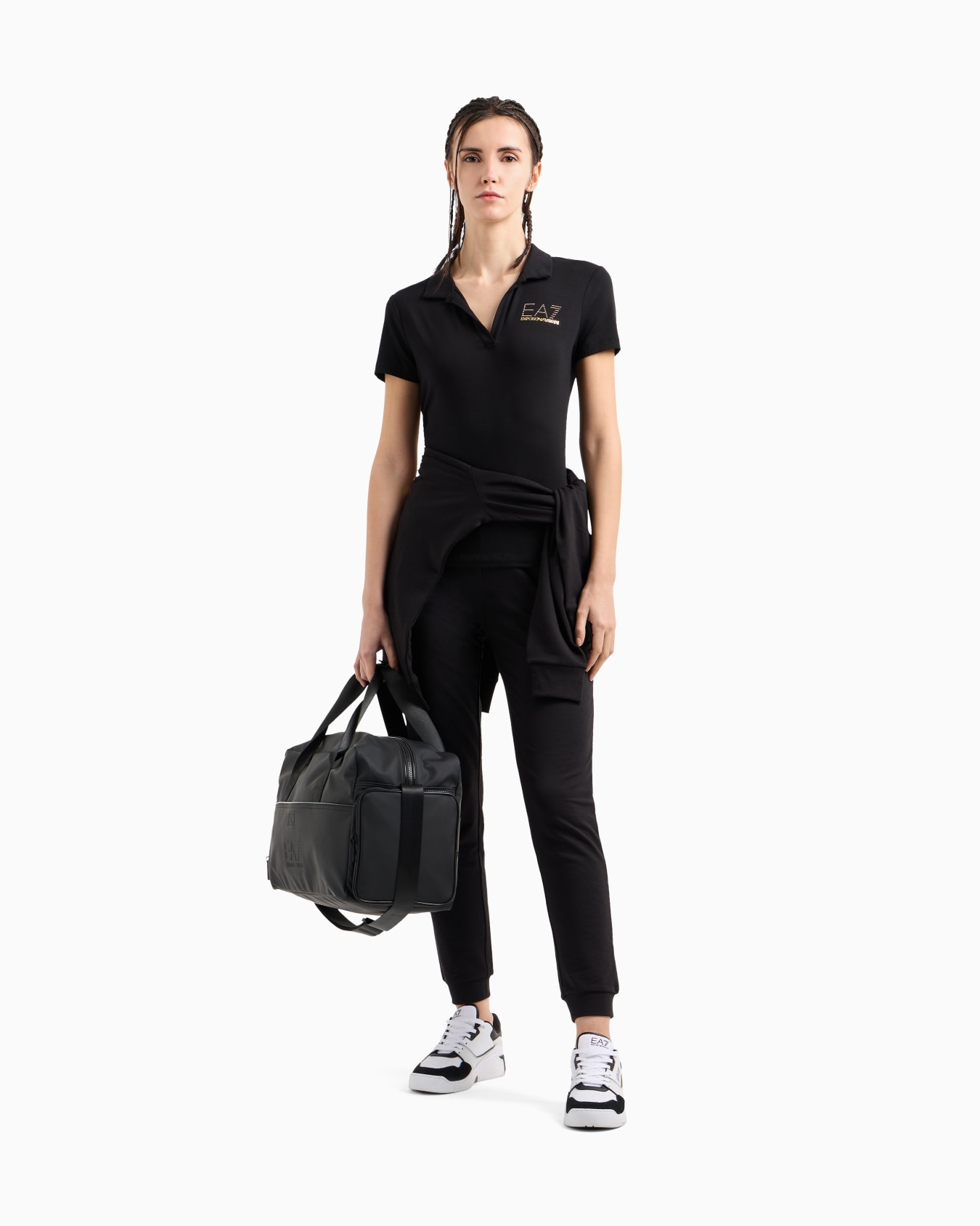 Evolution stretch viscose-blend joggers Slide 1