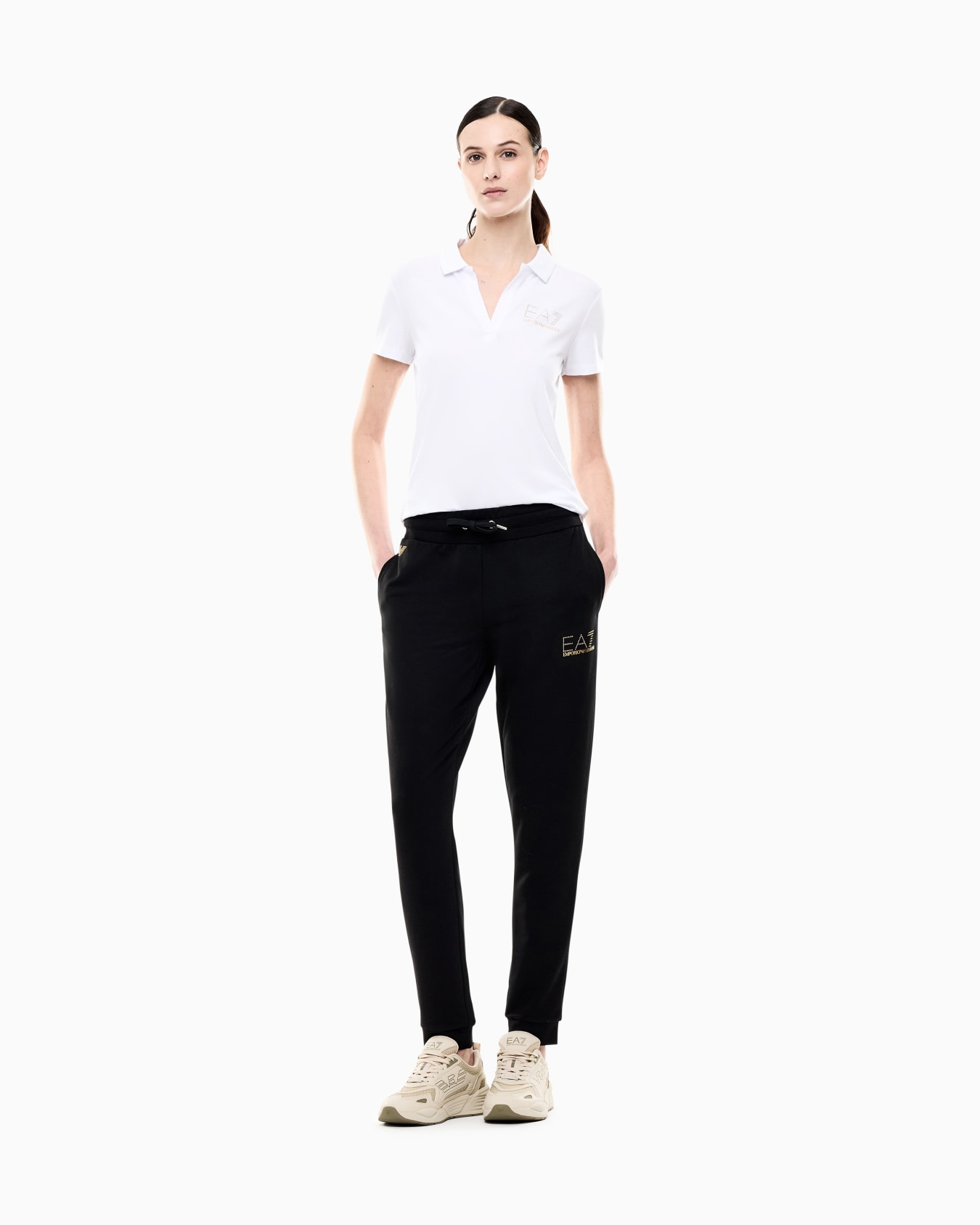 Evolution stretch viscose-blend joggers Slide 1