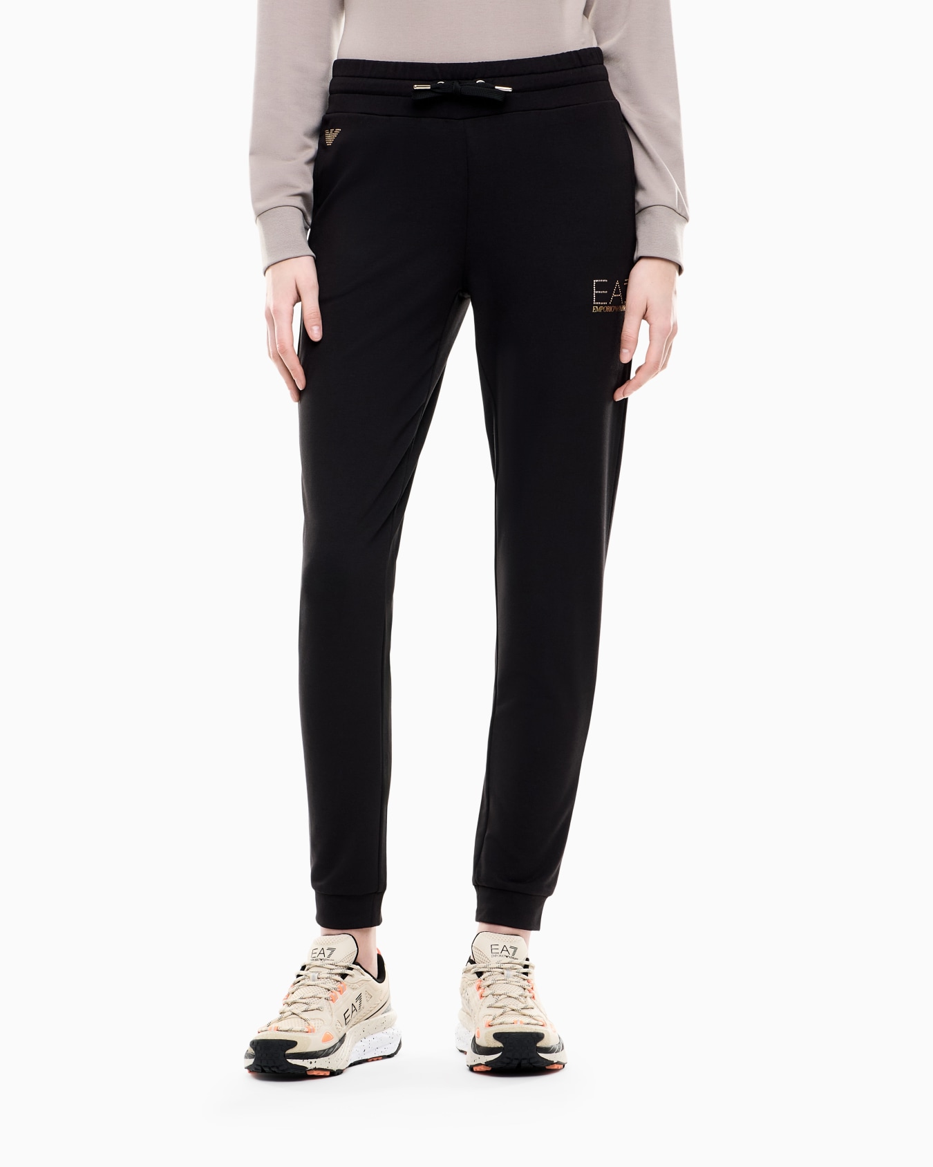 Evolution stretch viscose-blend joggers Slide 3