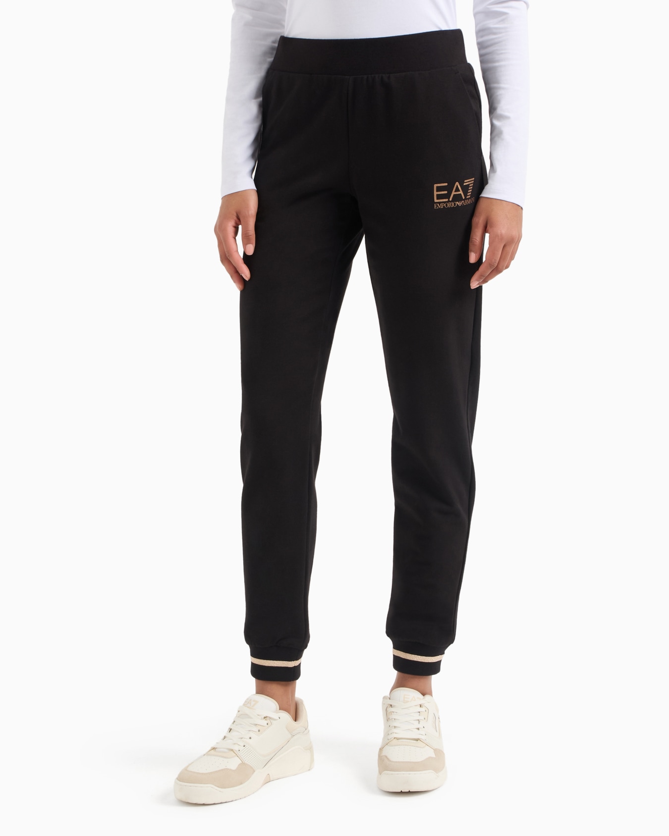 Core Lady Jogginghose aus Baumwollstretch Folie 1
