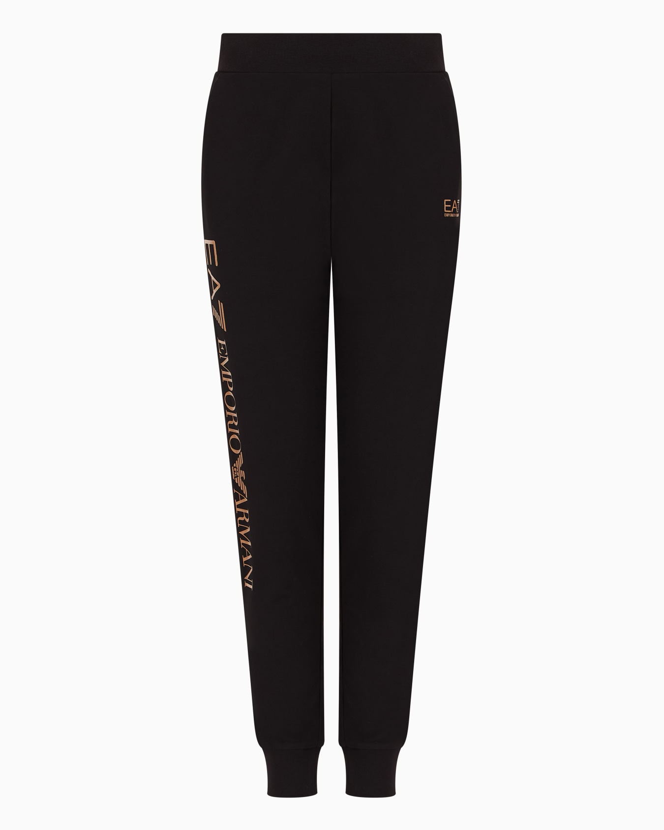 Shiny stretch-cotton joggers Slide 0