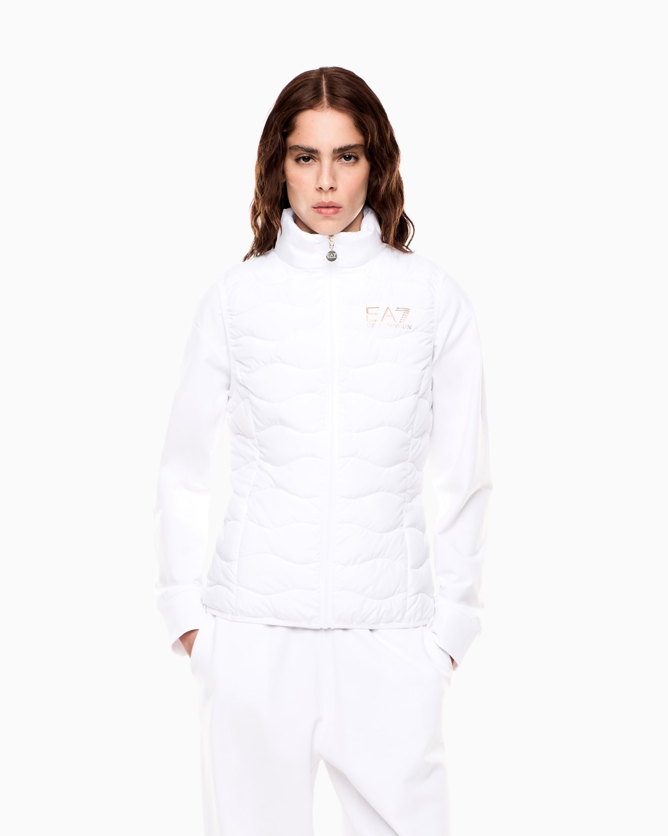 Core Lady nylon packable padded gilet Slide 3