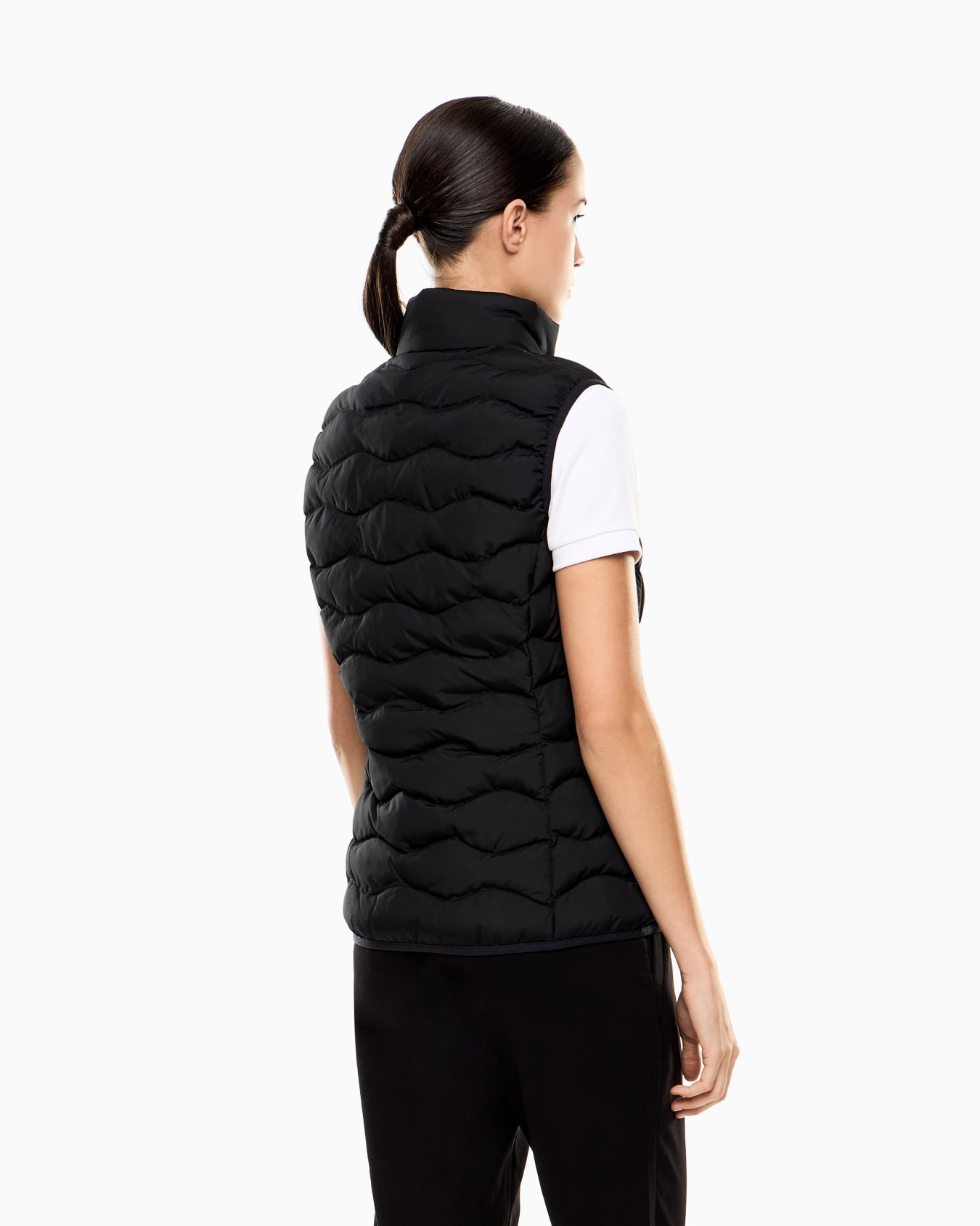 Core Lady nylon packable padded gilet Slide 2