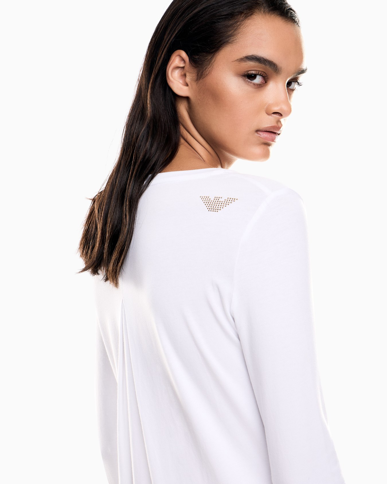 Evolution Langarmshirt aus elastischer Baumwolle mit Modal Folie 4