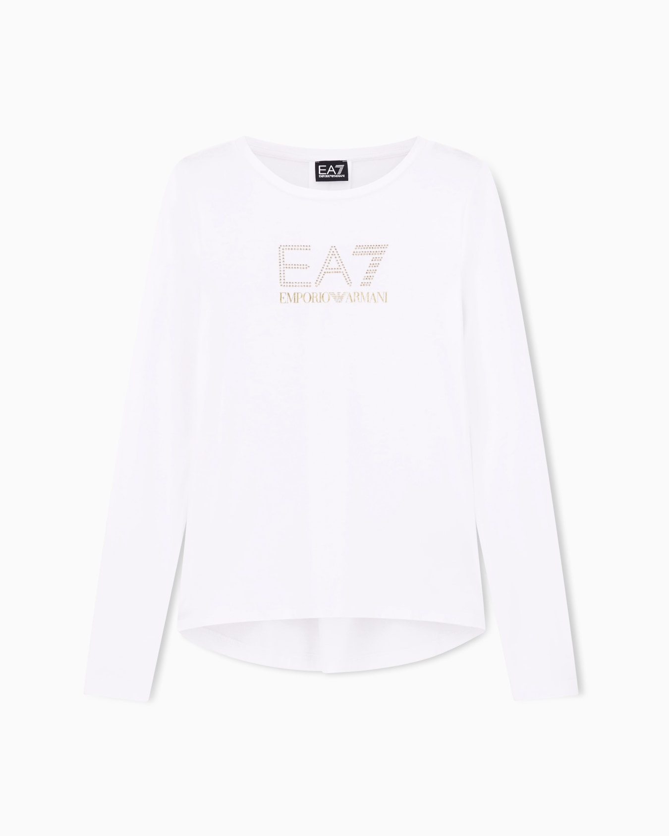 Evolution stretch cotton and modal long-sleeved T-shirt Slide 0