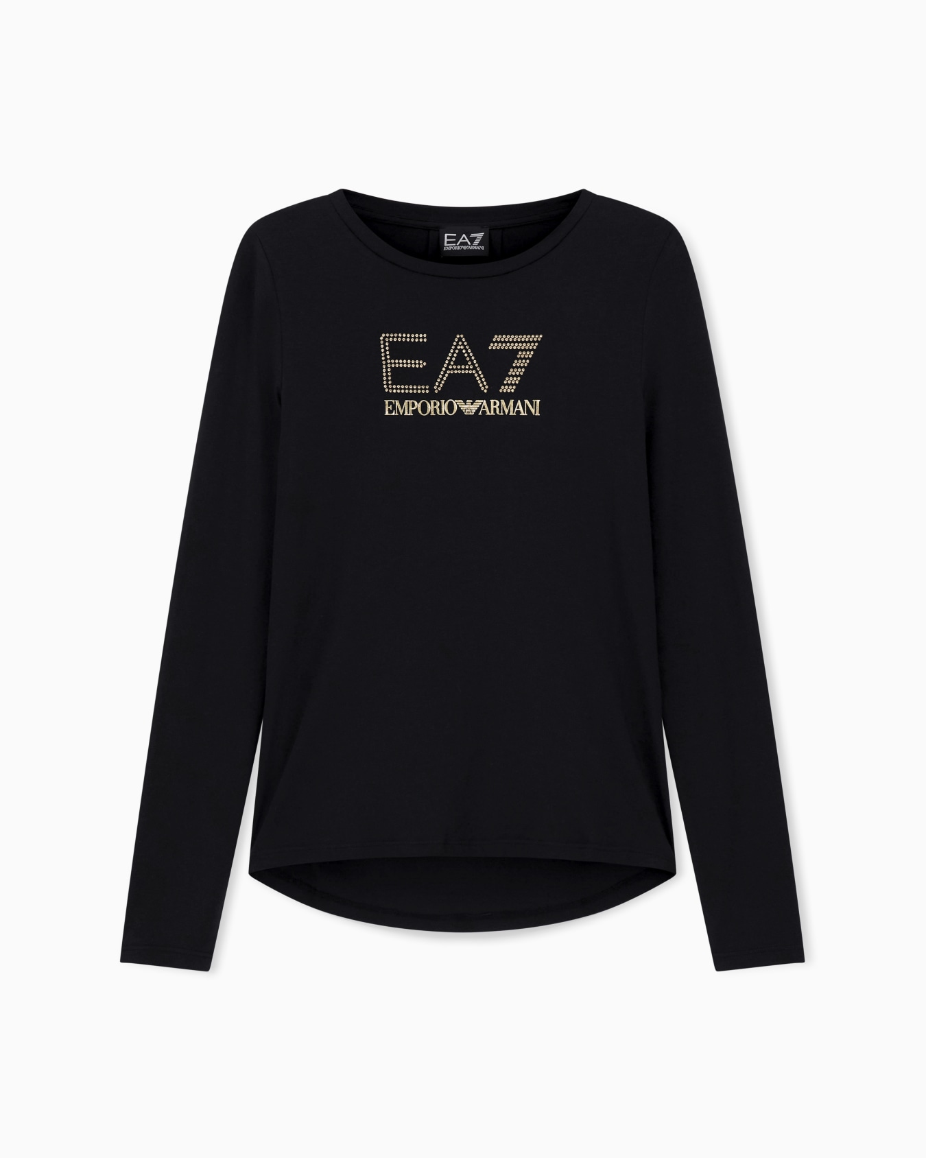 T-shirt a maniche lunghe Evolution in cotone e modal stretch Slide 0