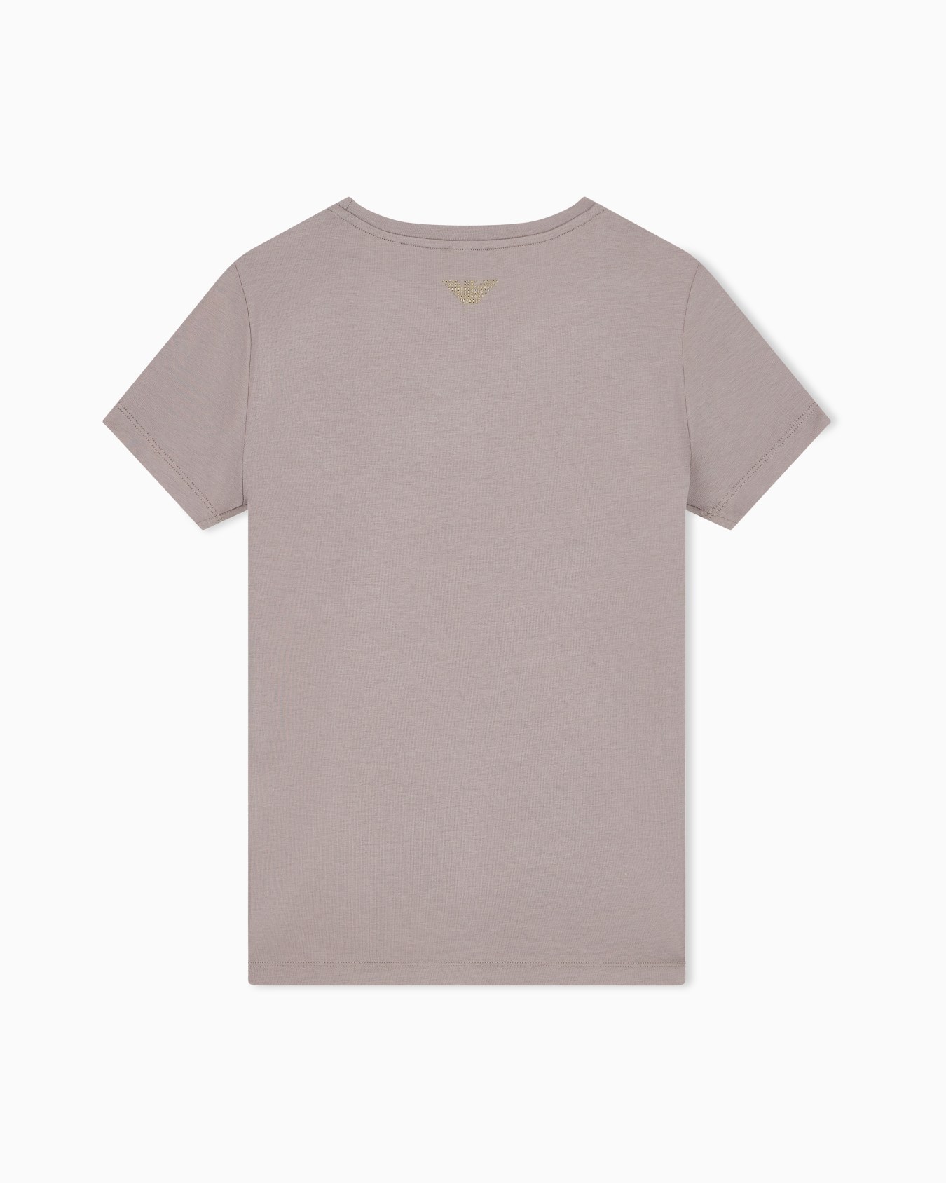 Stretch t-shirt in cotton with logo and studs Evolution Slide 1