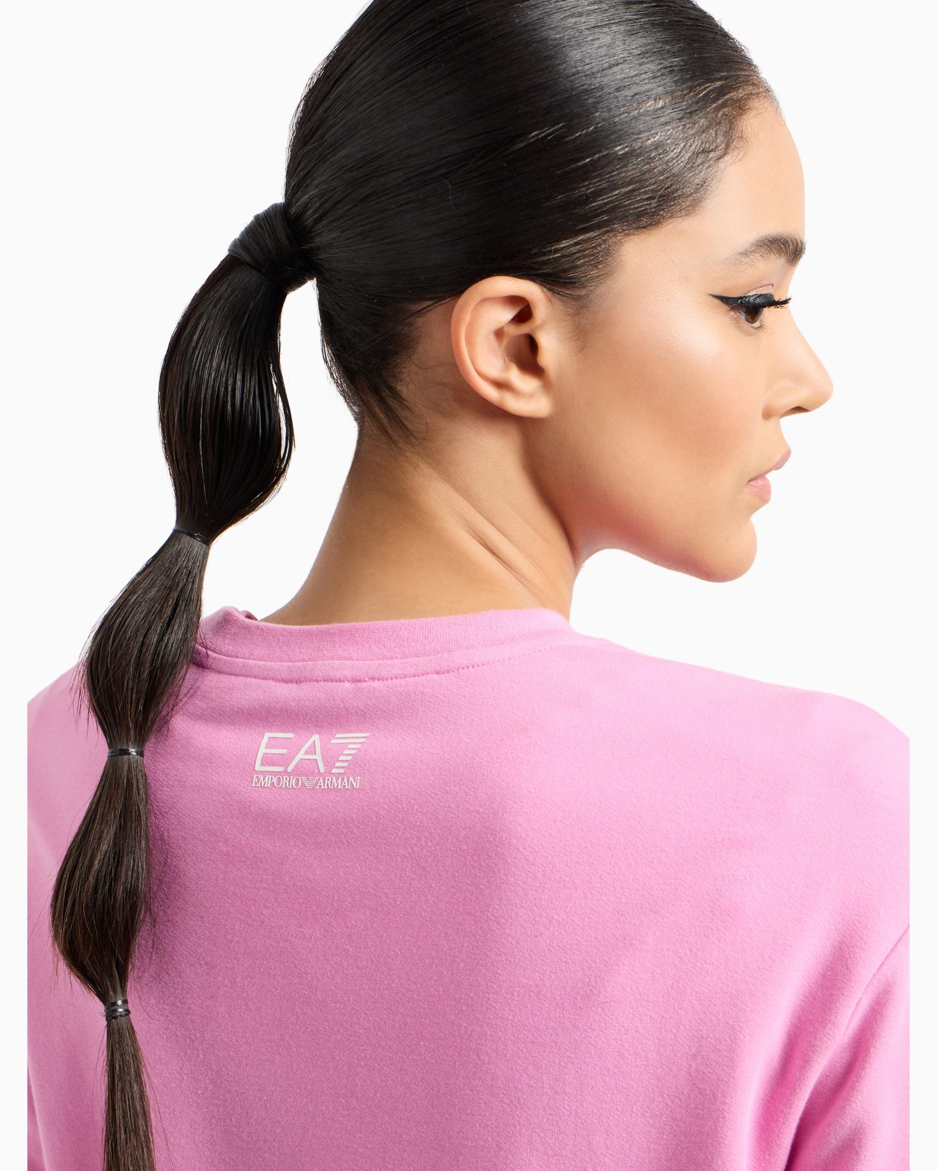 Stretch-cotton tracksuit with logo Slide 4