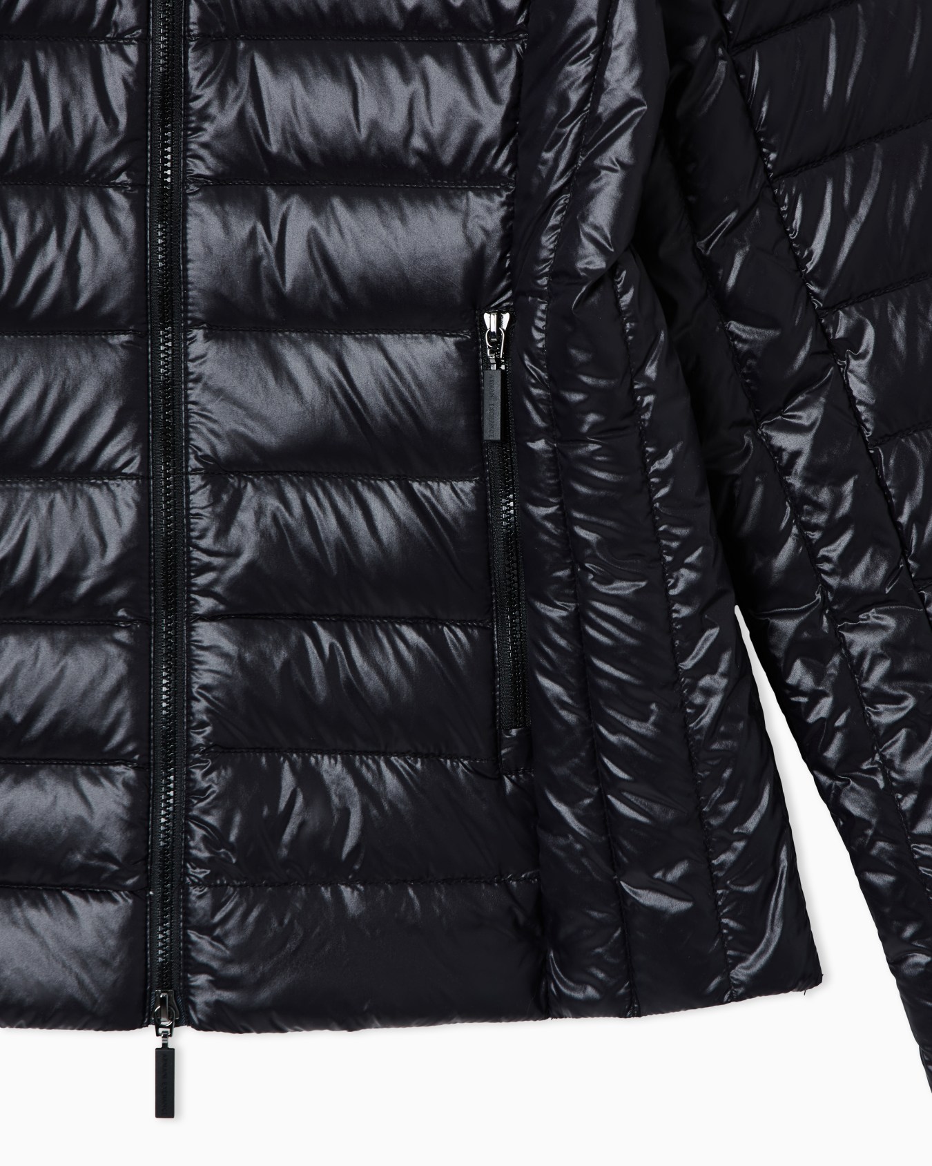 Shiny fabric down jacket Slide 4