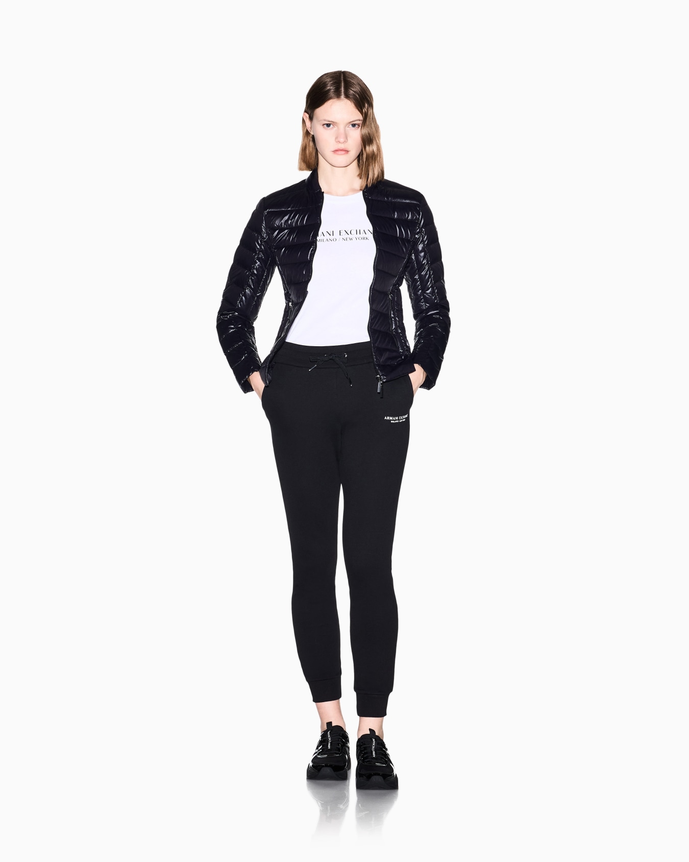 Doudoune en tissu brillant Diapositive 1