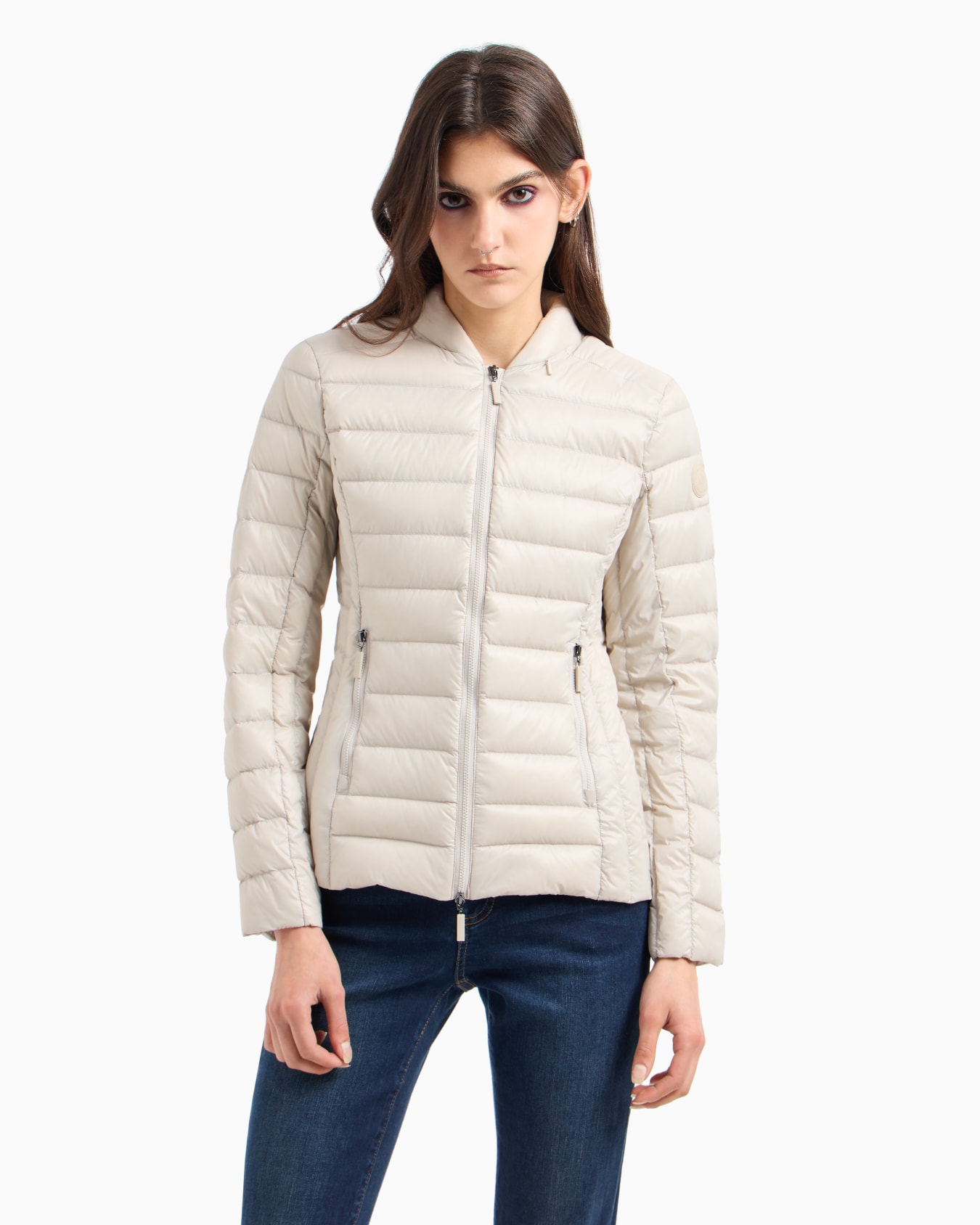 Light weight zip-up down jacket Slide 1