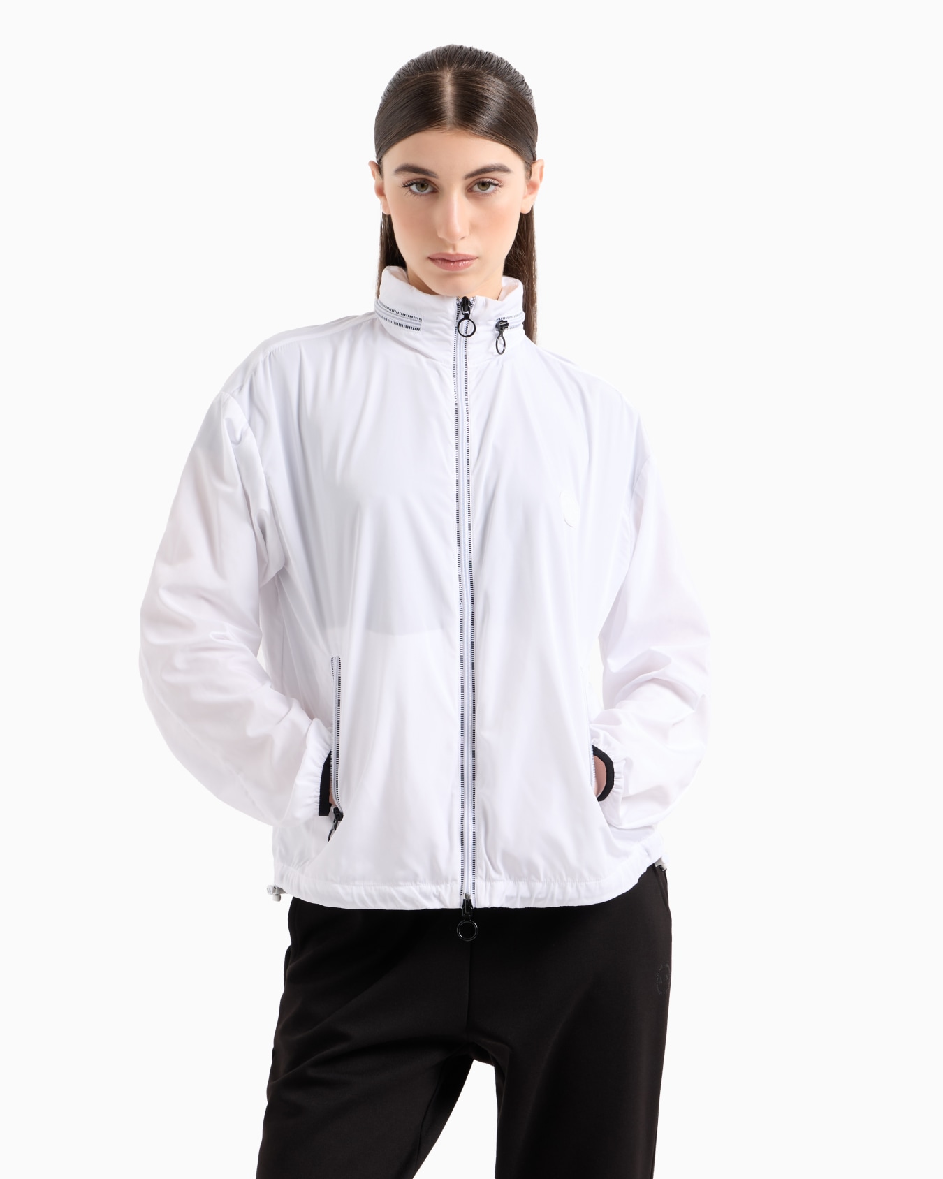 Full zip jacket with removable hood Slide 3