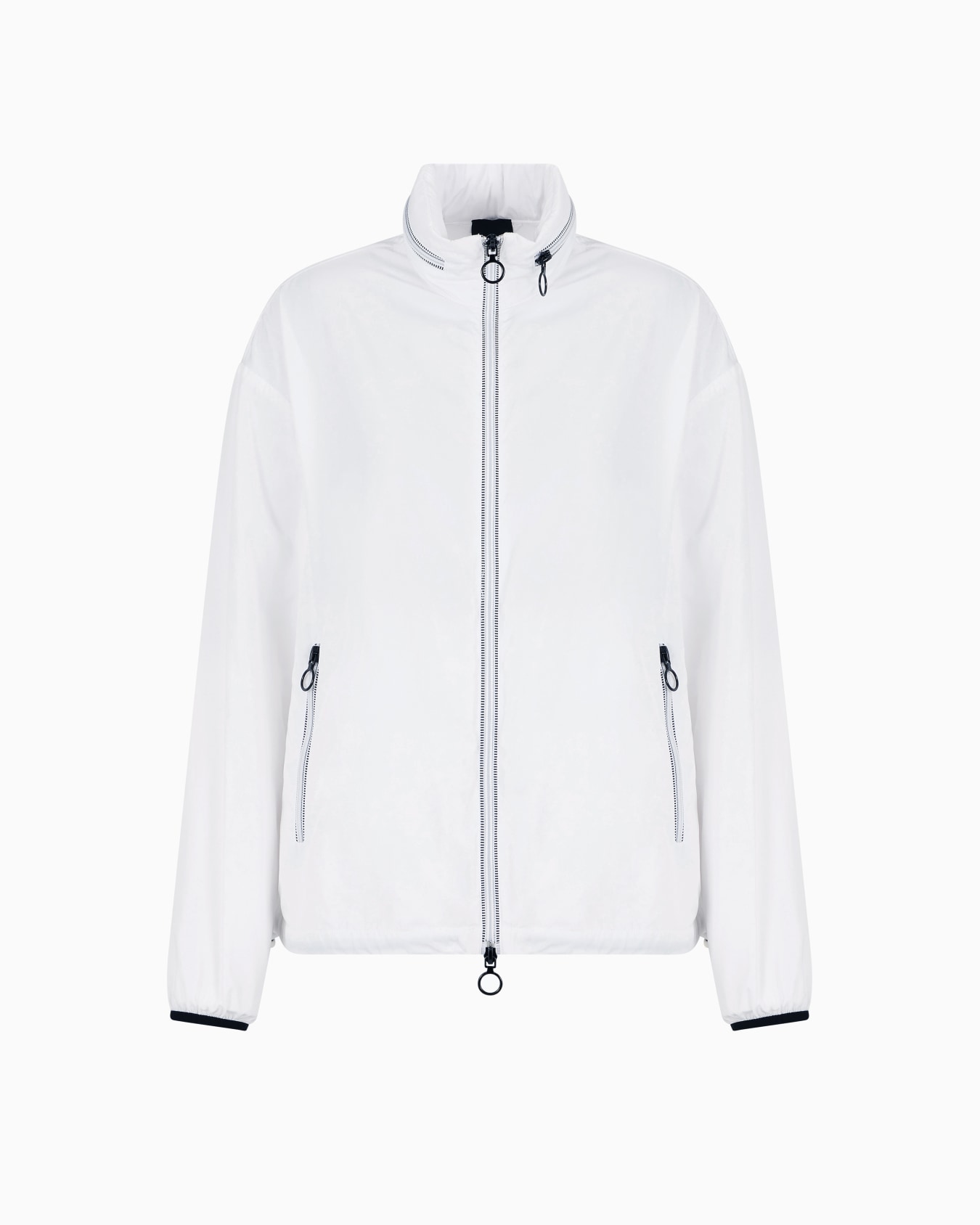 Full zip jacket with removable hood Slide 0
