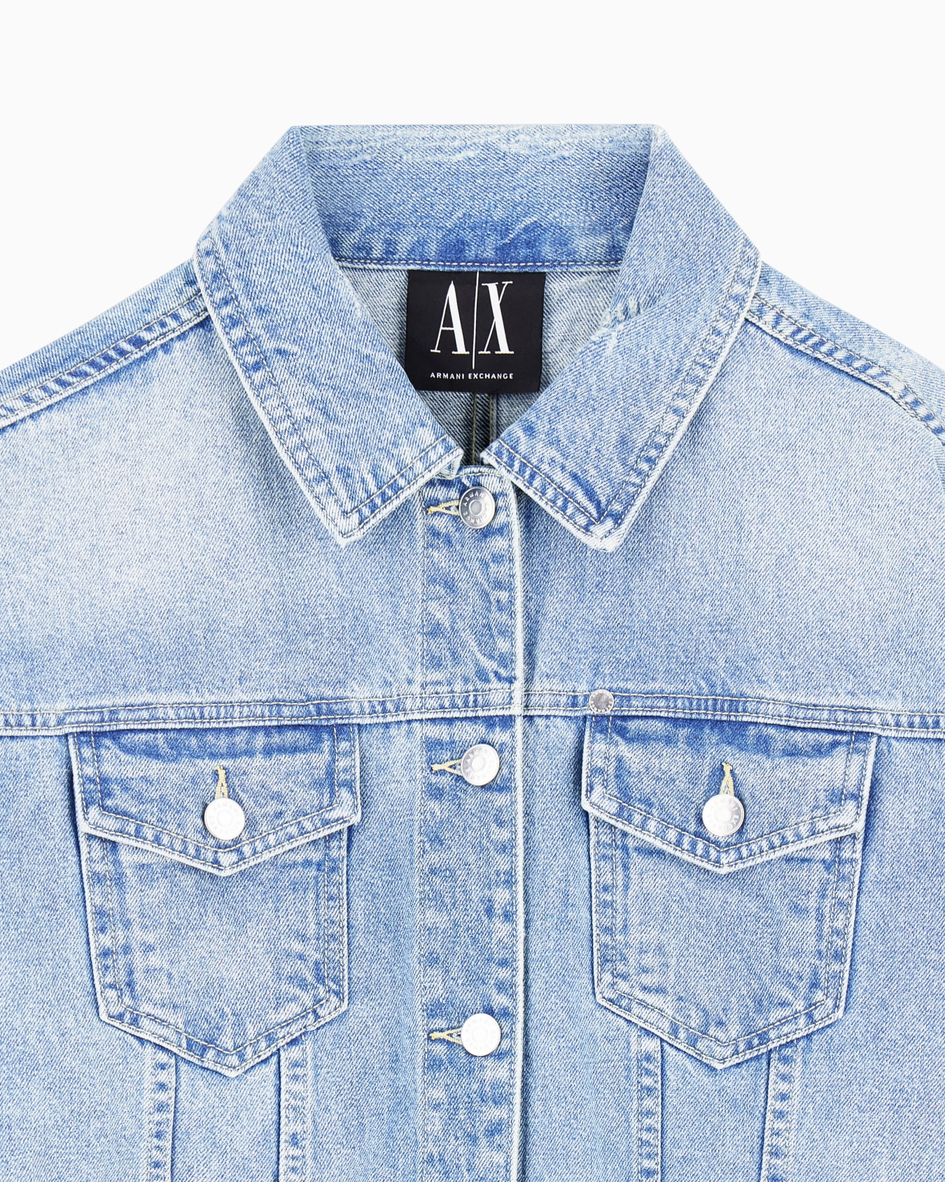 Used effect denim jacket Slide 4