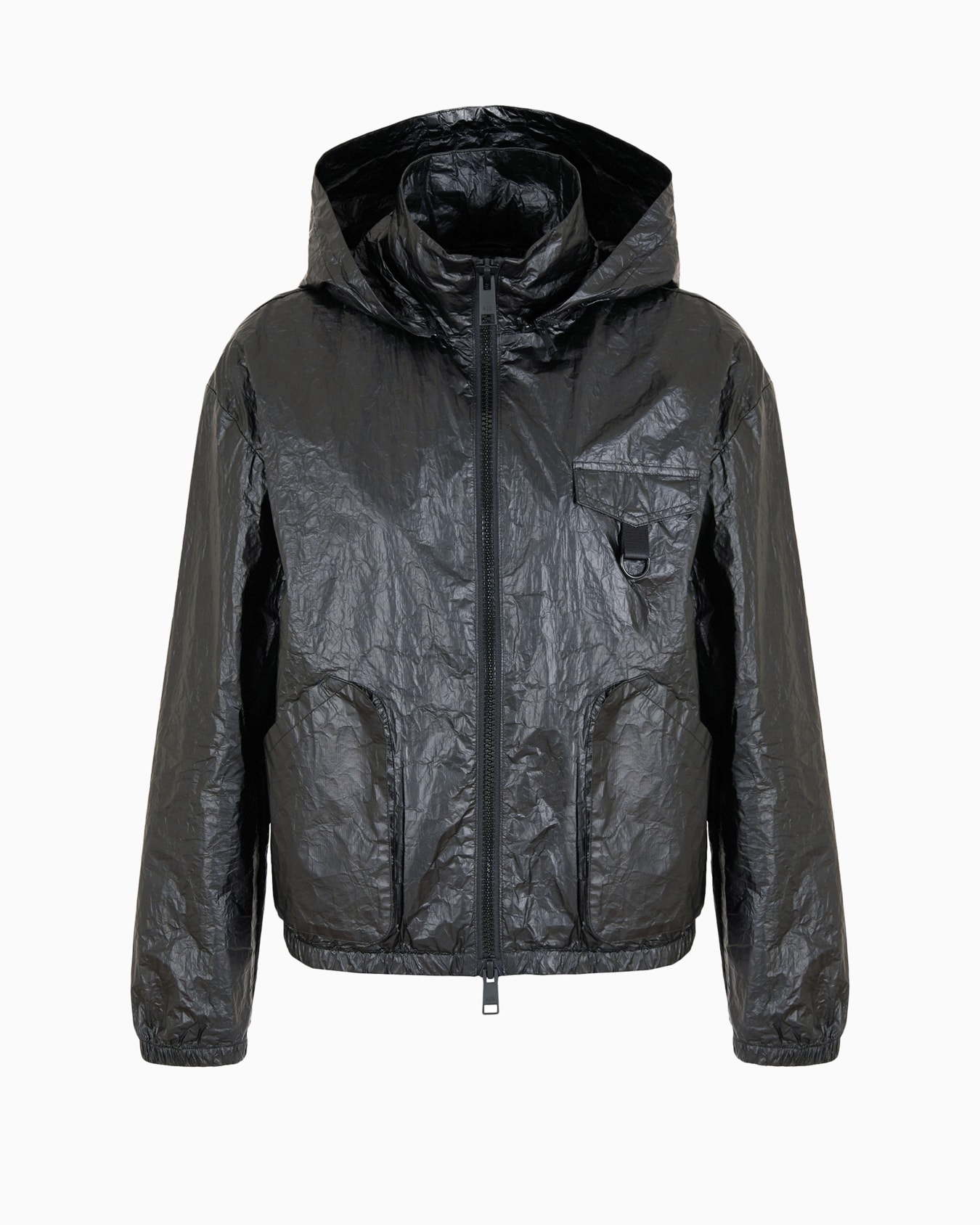 Non-woven windbreaker with hood and hook Slide 0