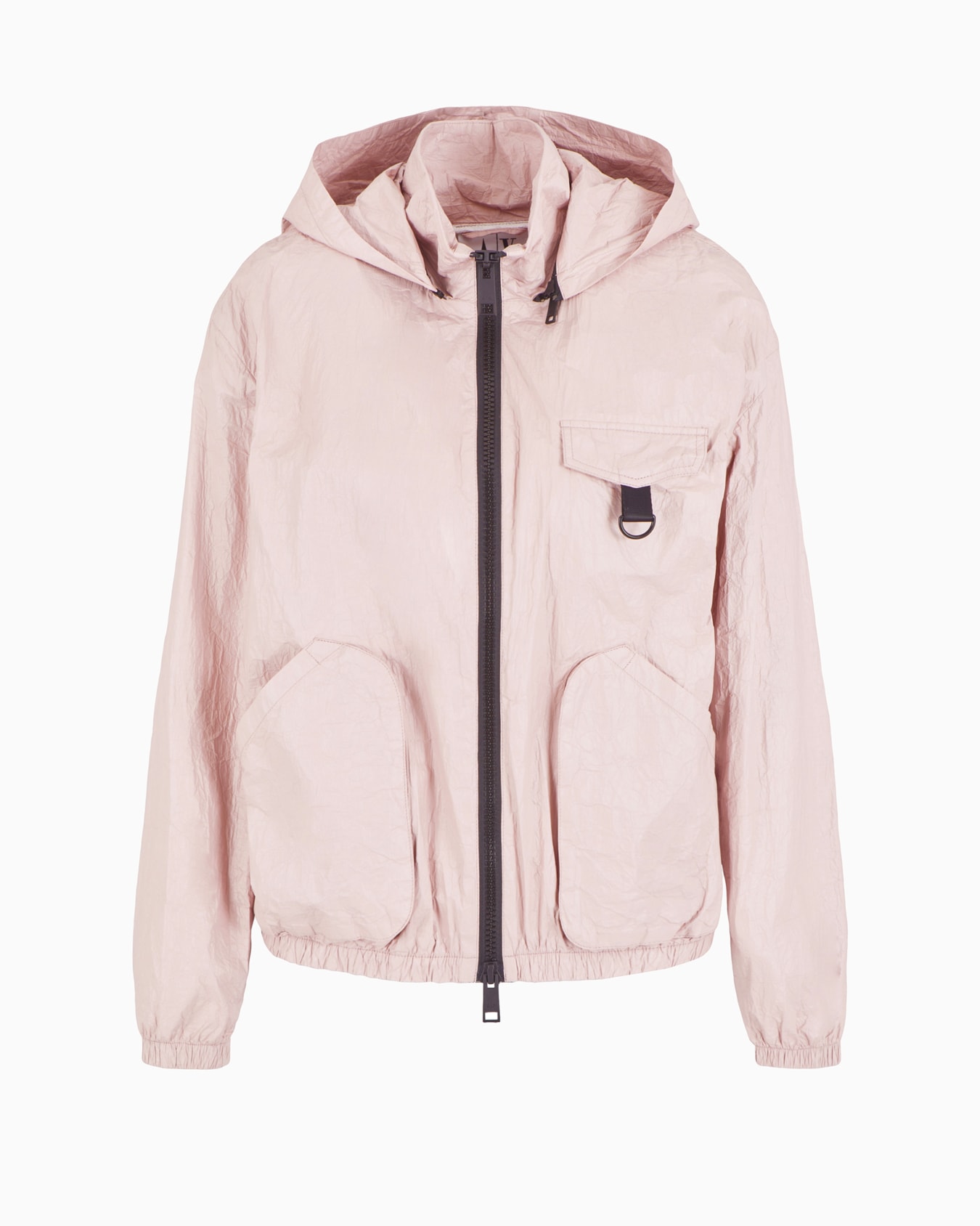 Non-woven windbreaker with hood and hook Slide 0