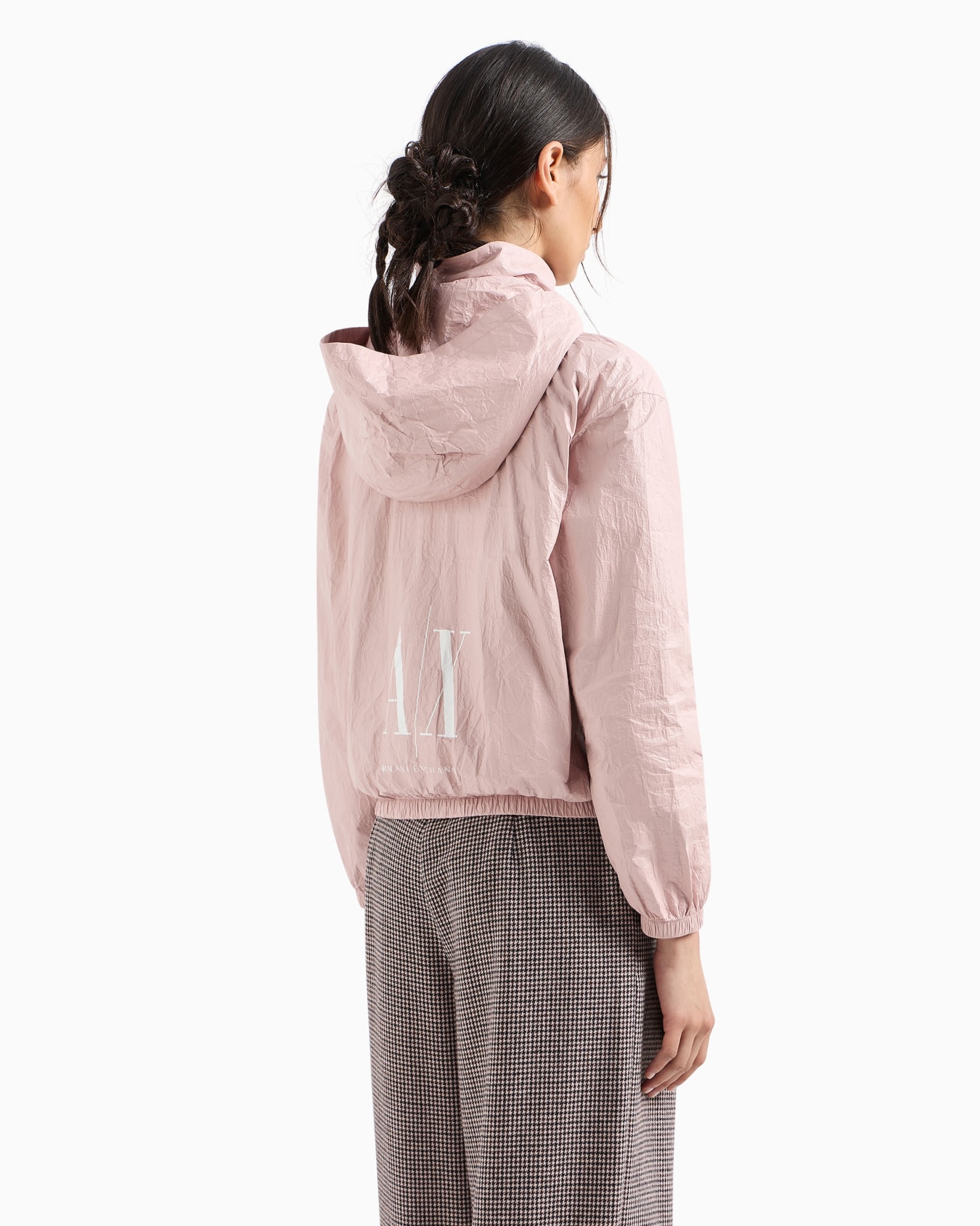 Non-woven windbreaker with hood and hook Slide 2