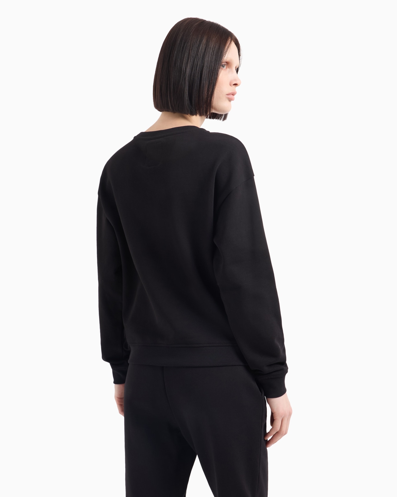 Stretch fabric zip-up hoodie Slide 2