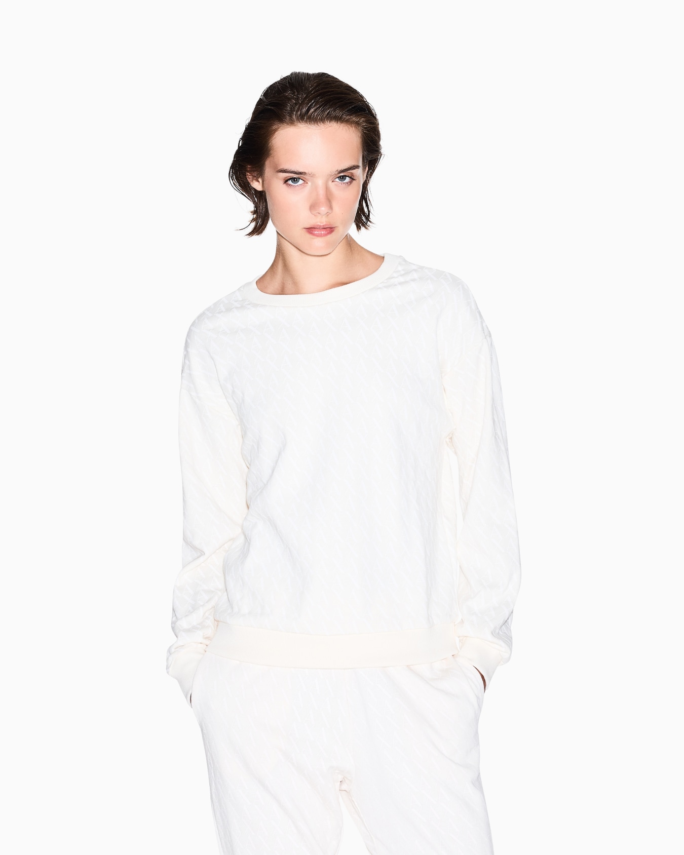 Sudadera ASV French Terry con logo en relieve Diapositiva 3
