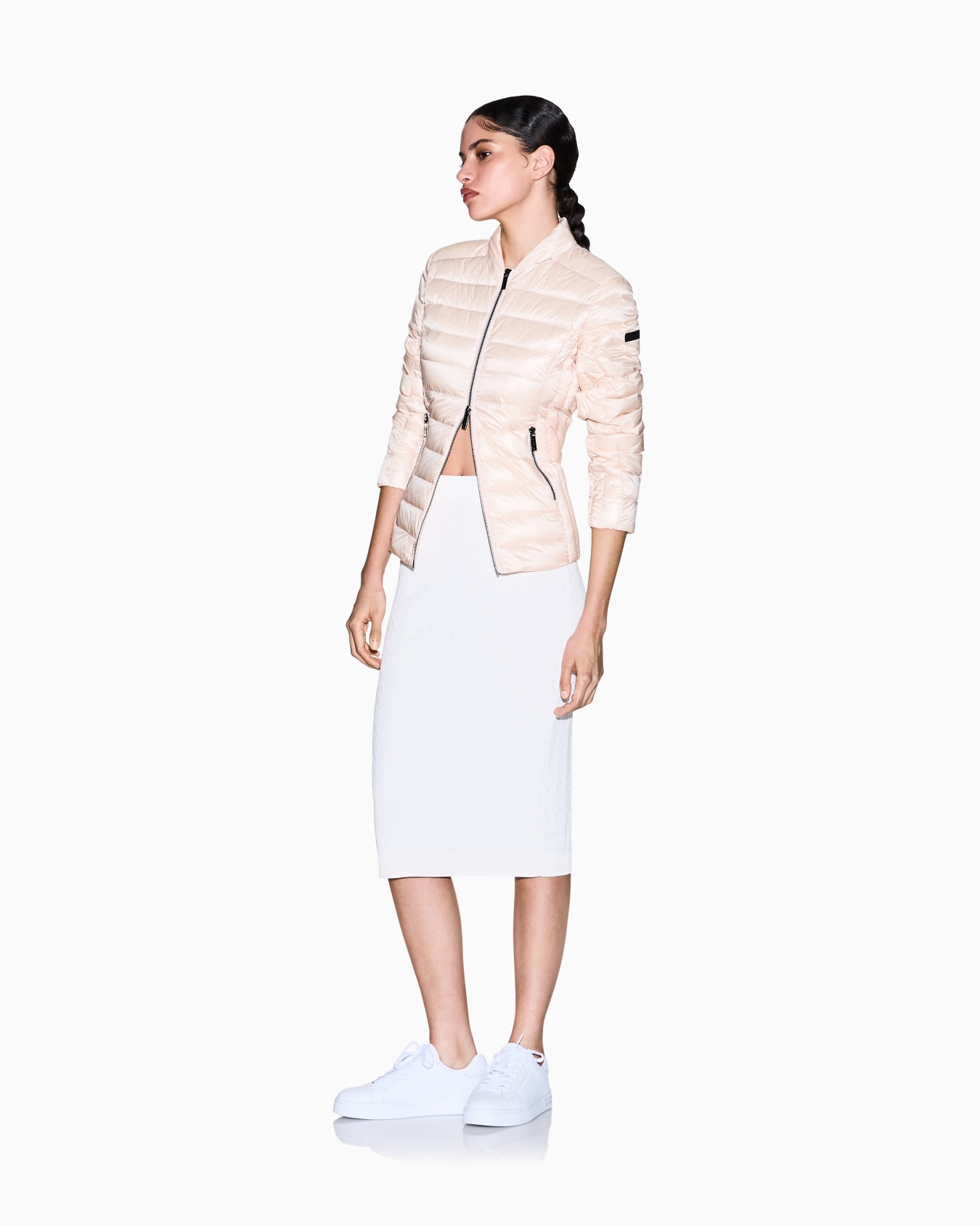 Midi skirt in knitted fabric Slide 1