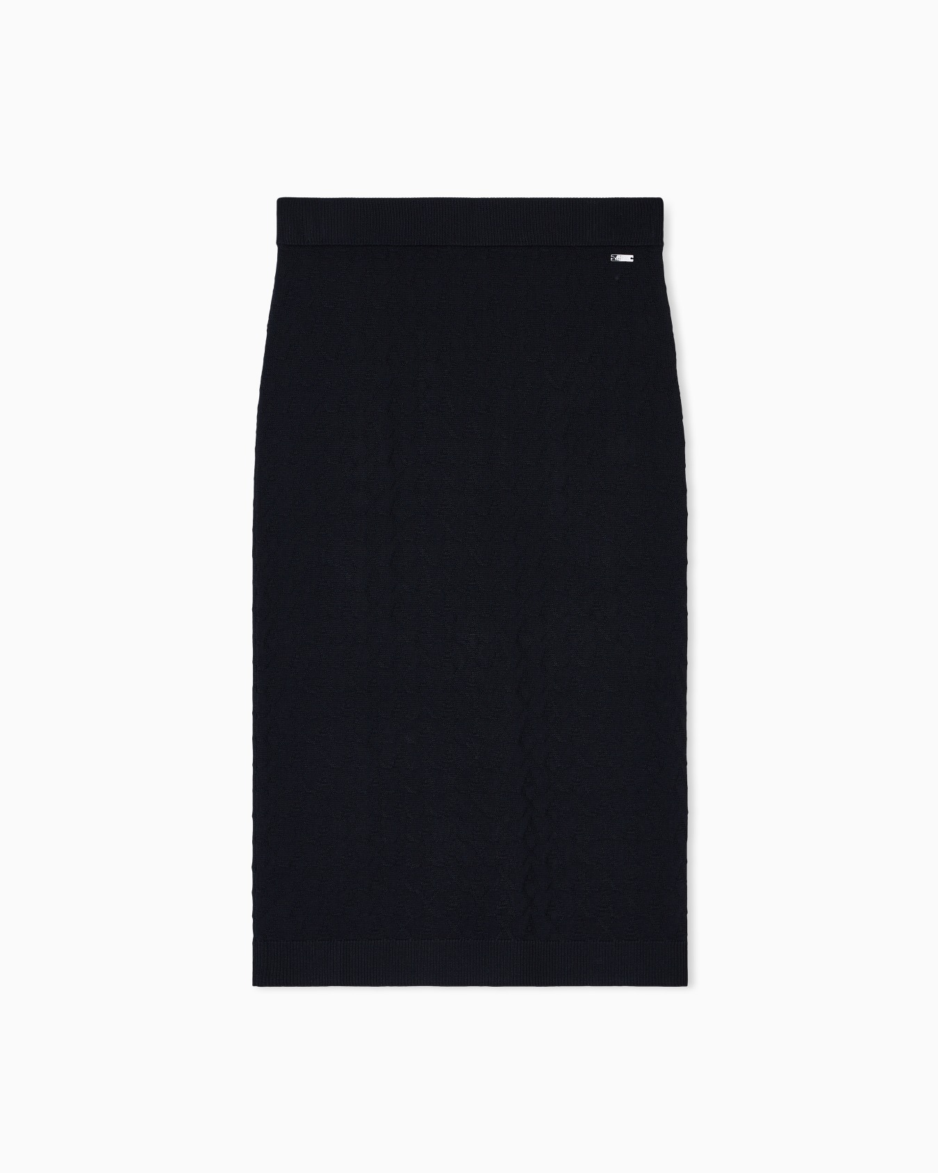 Pencil skirt with allover logo Slide 0