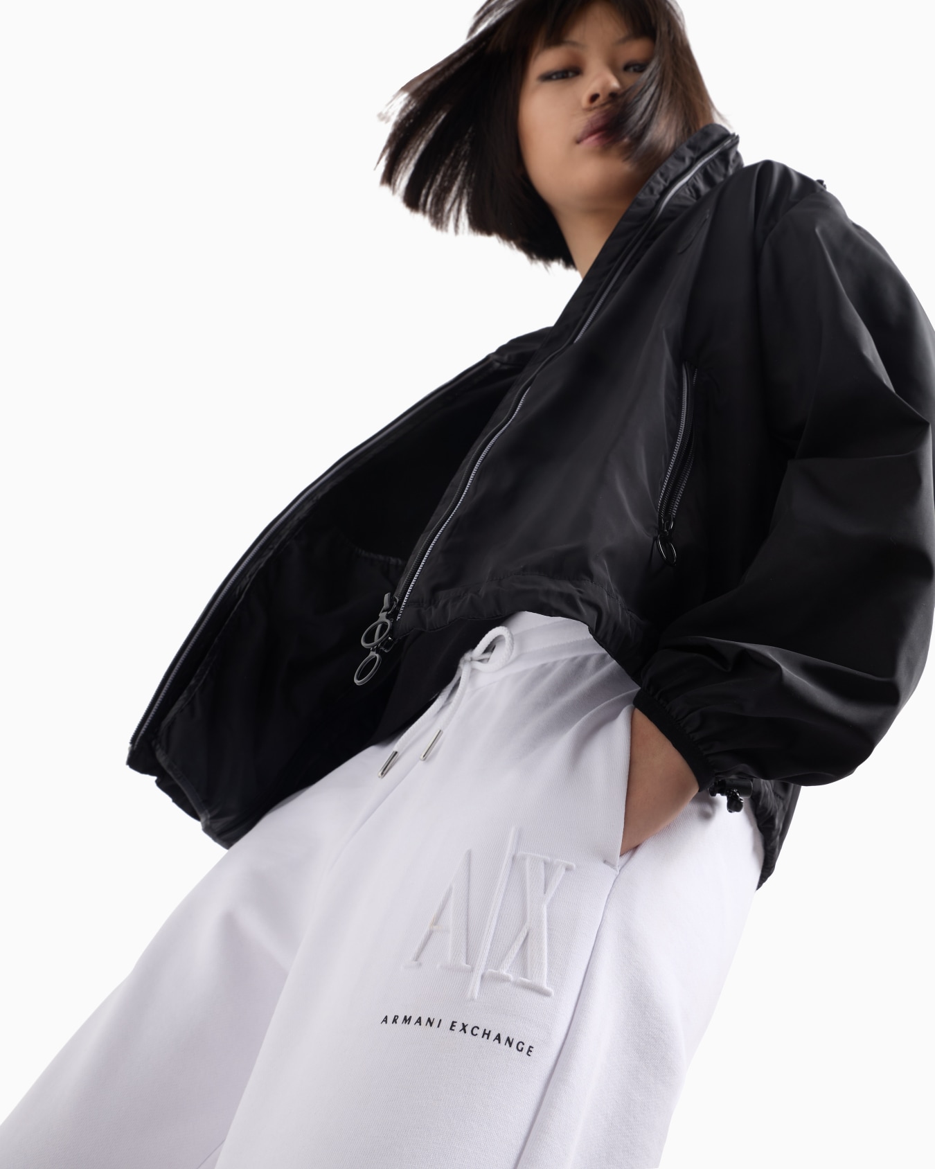 Jogger pants with embossed logo Slide 4