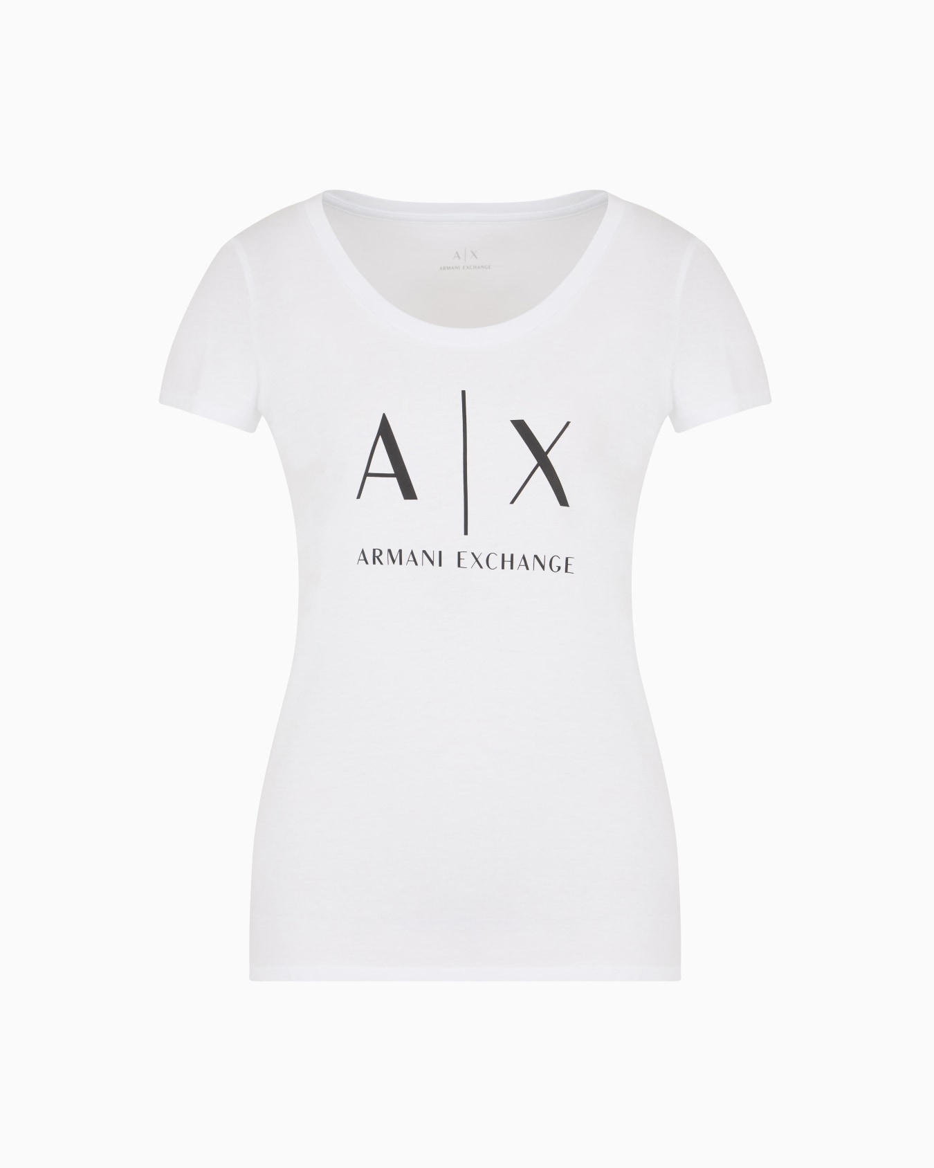 Camiseta slim fit en punto de algodón pima Diapositiva 0