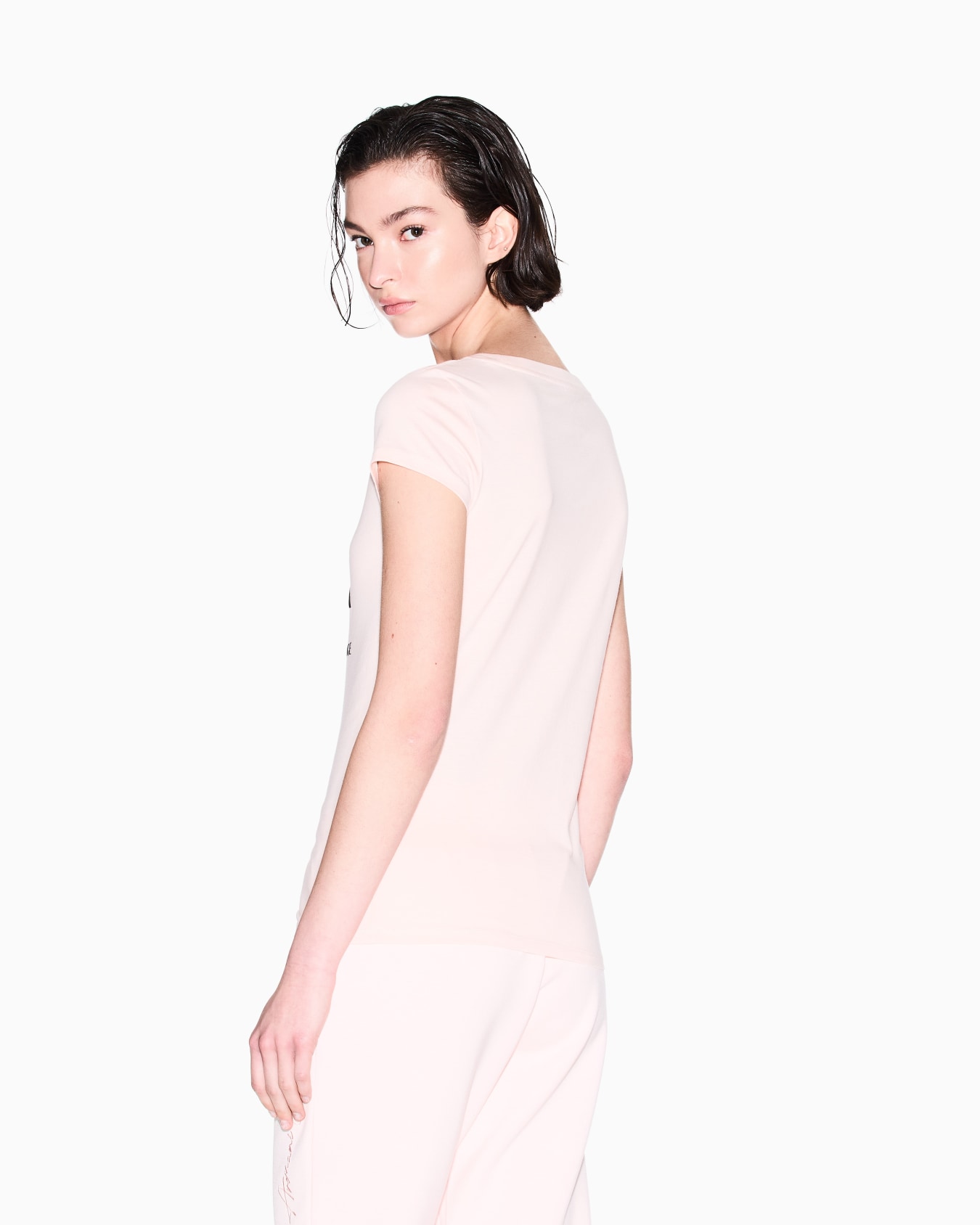 Pima Cotton Print Short Short T-Shirt Slide 2