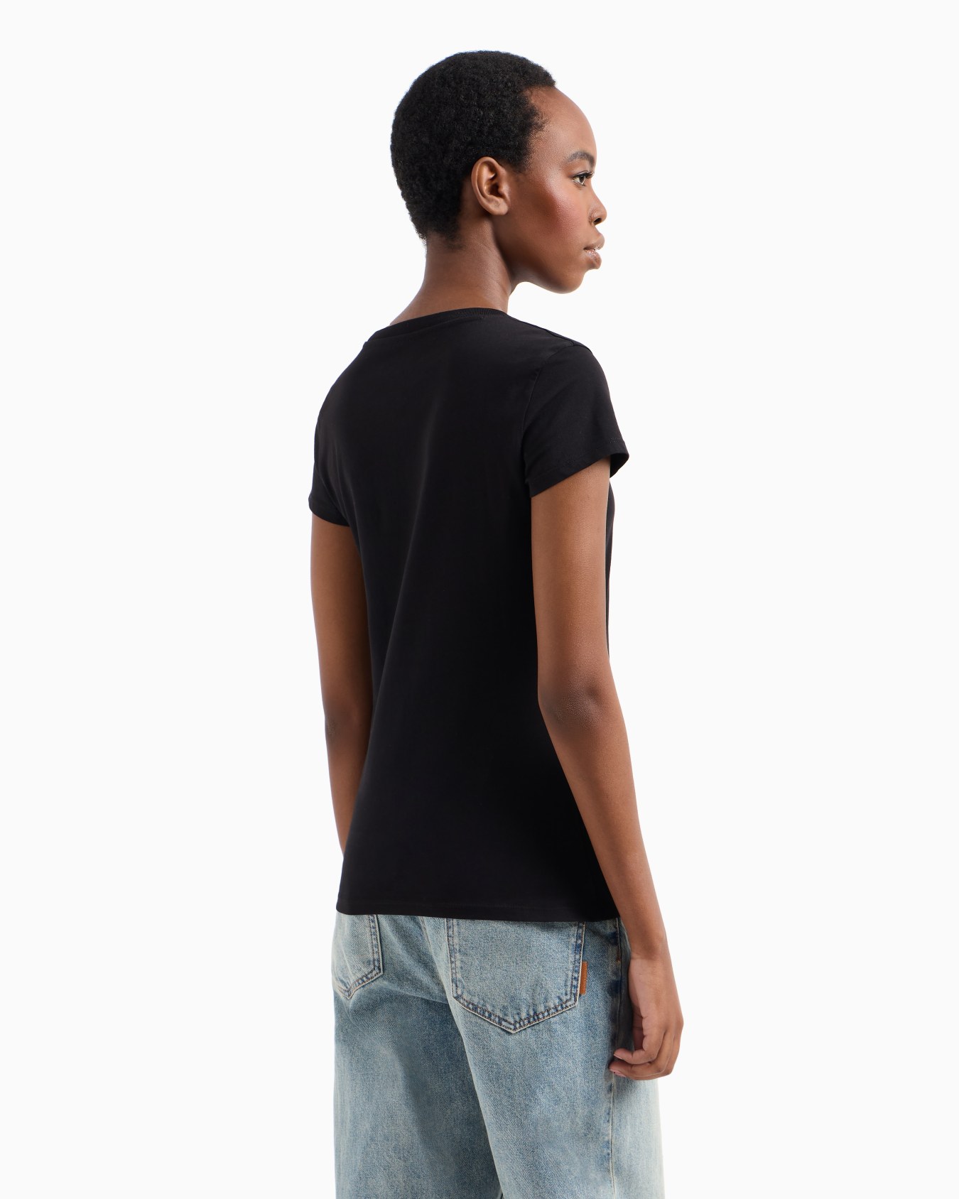 Slim fit T-shirt with Milan New York print Slide 2