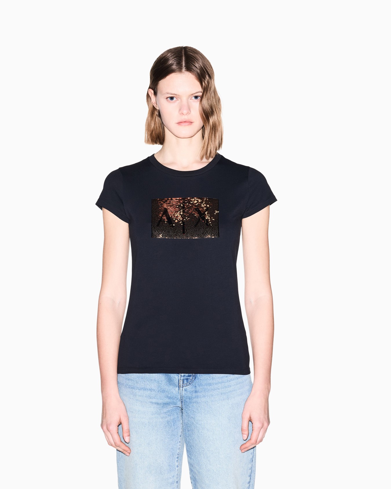 T-Shirt Slim Fit Cotton Jersey  Slide 3