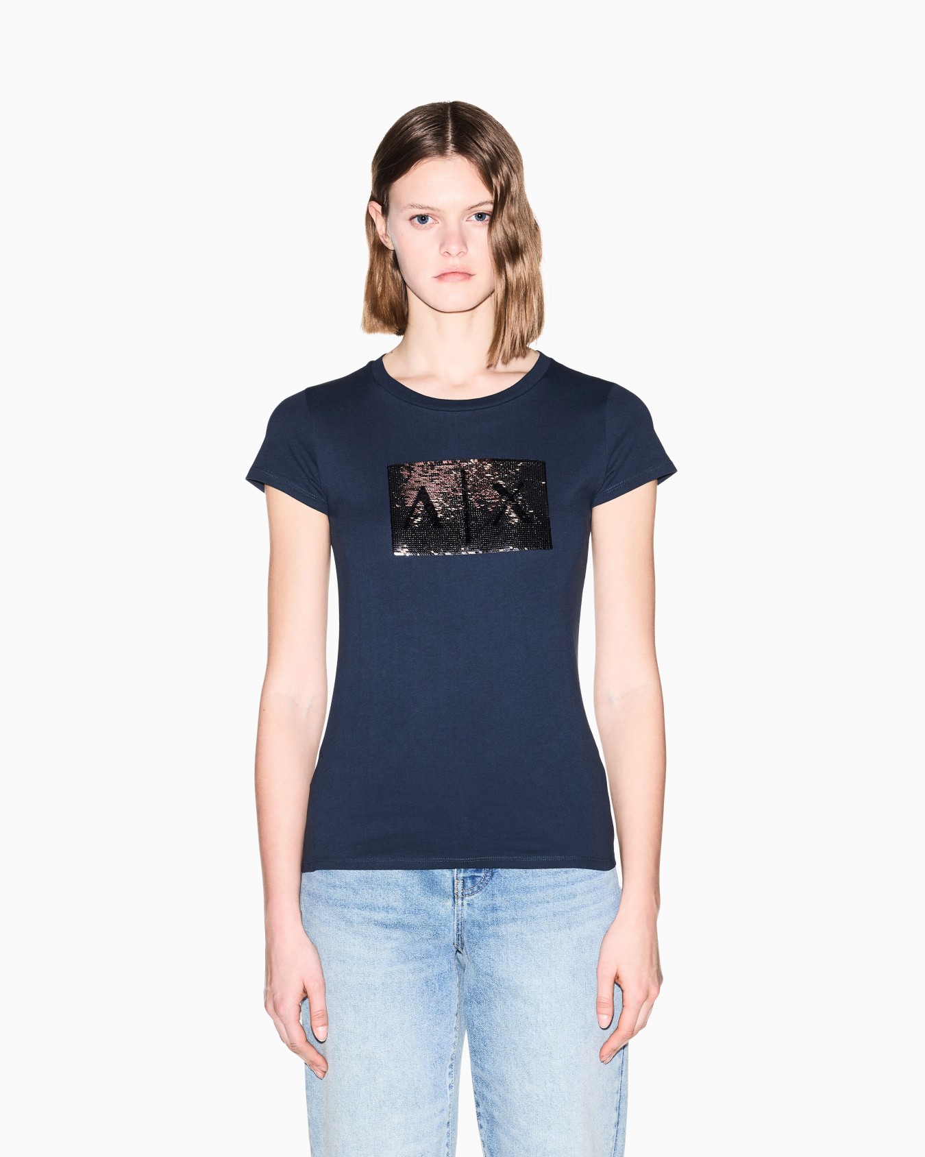 T-Shirt Slim Fit Cotton Jersey  Slide 3