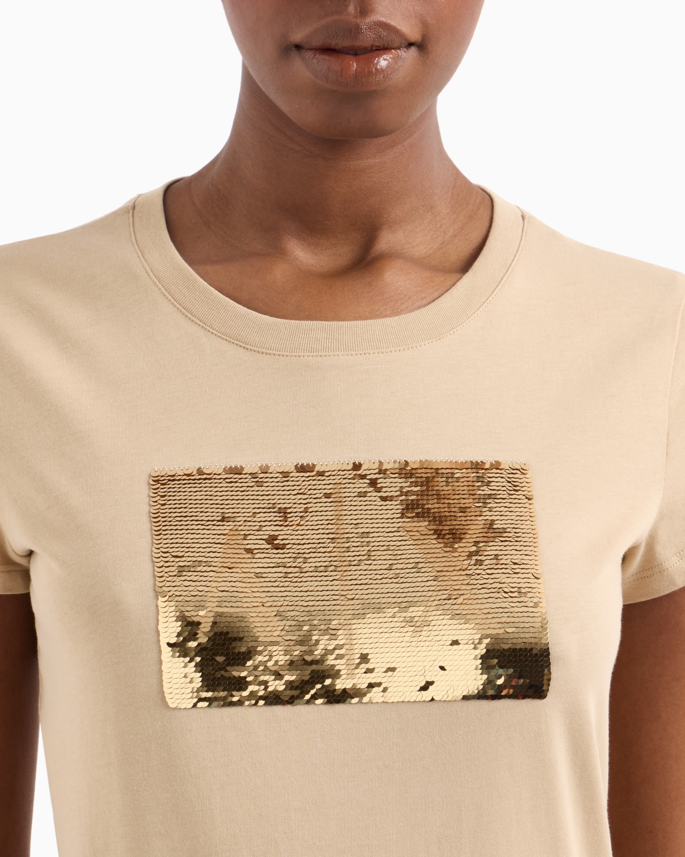 Slim fit T-shirt in stretch cotton jersey Slide 4