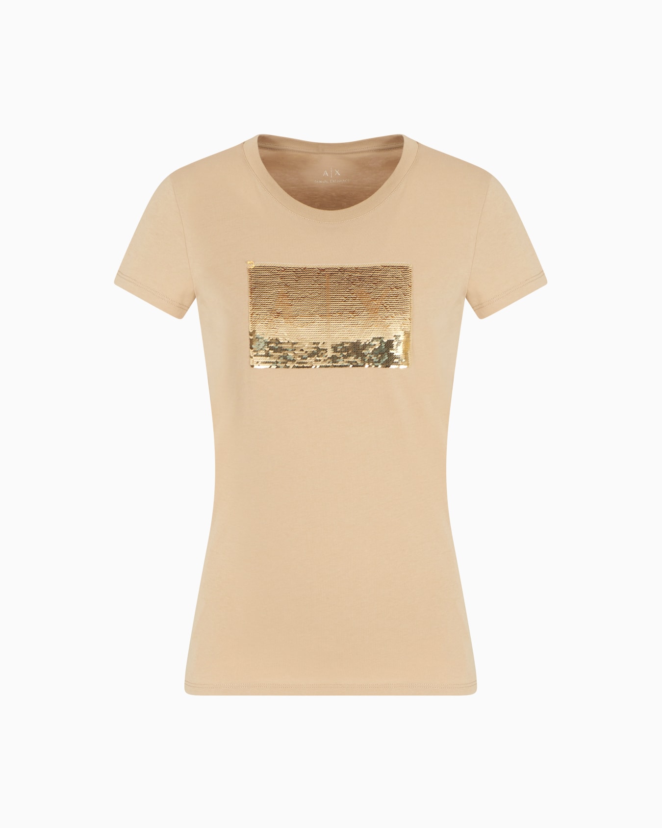 Slim fit T-shirt in stretch cotton jersey Slide 0