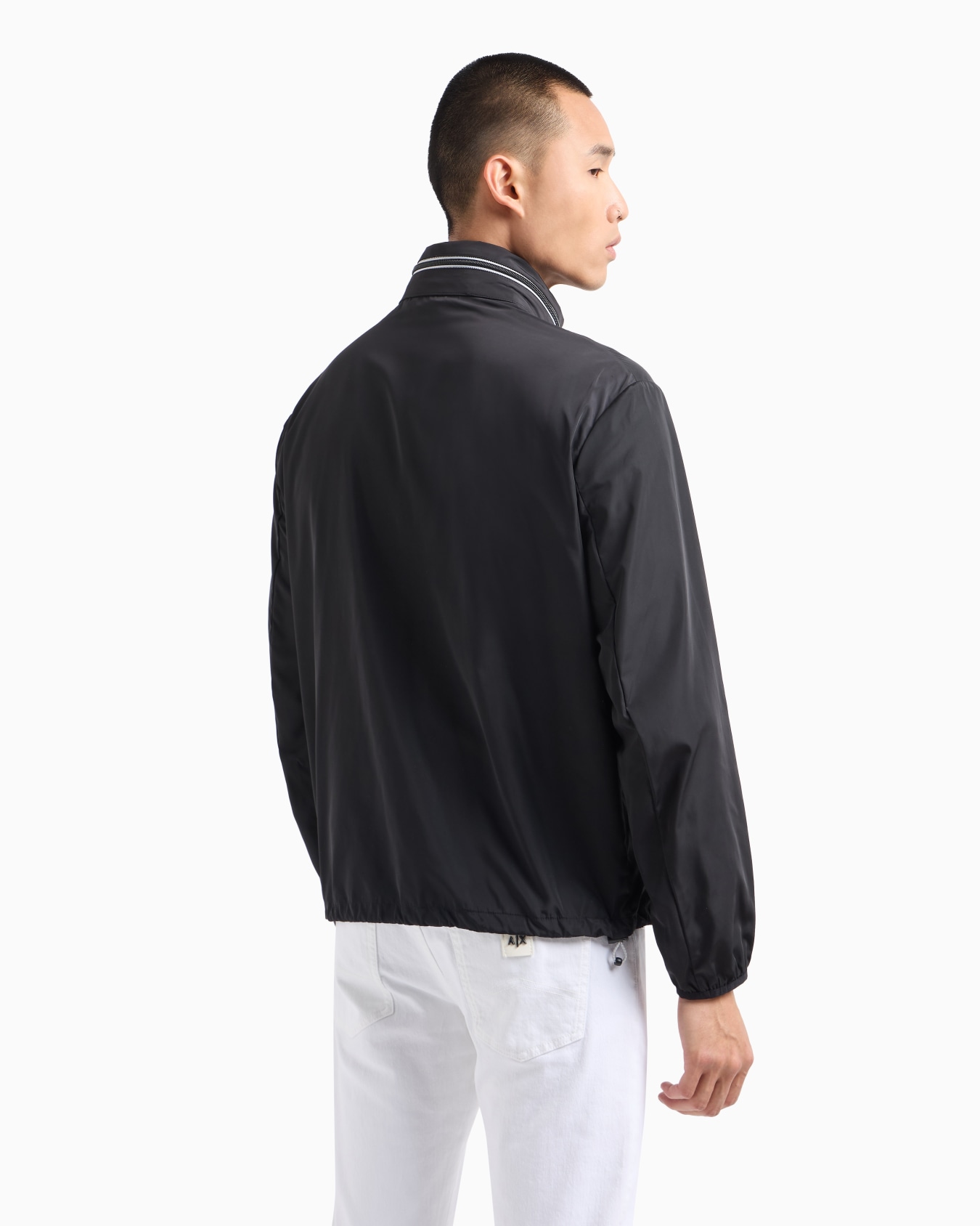Jacket with contrasting nylon piping Slide 2