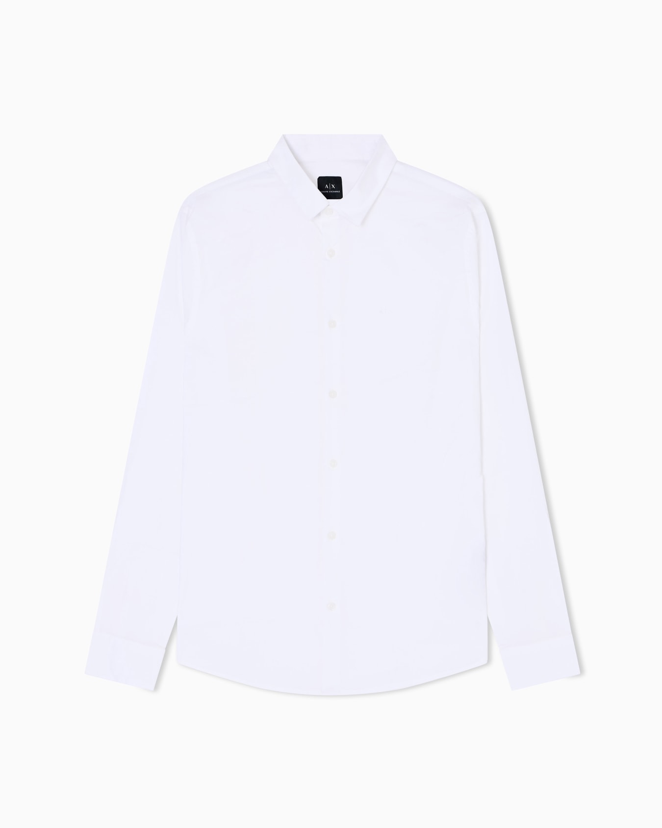 Classic Slim Fit Stretch Poplin Shirt Slide 0