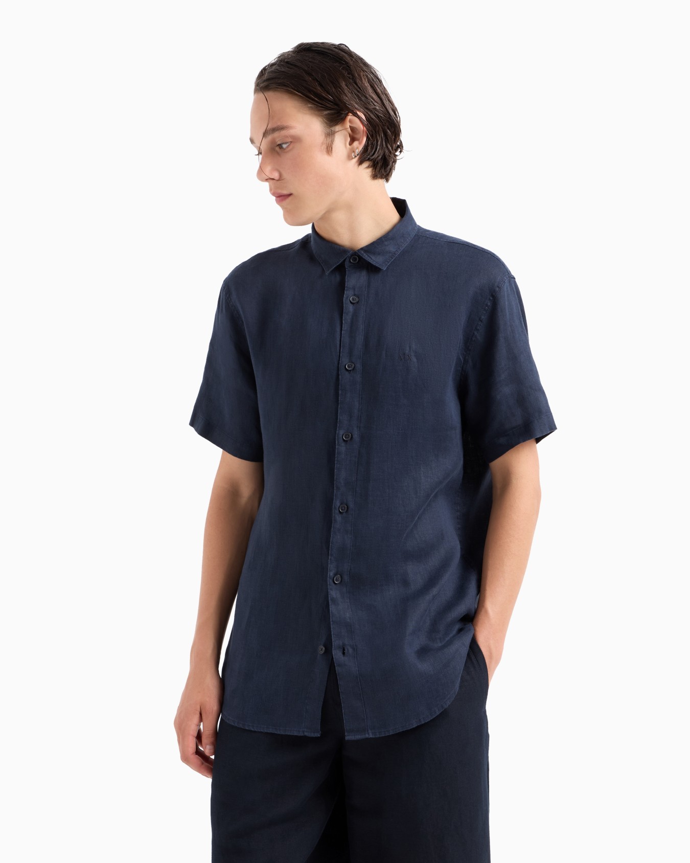 Regular fit cotton shirt Diapositiva 3