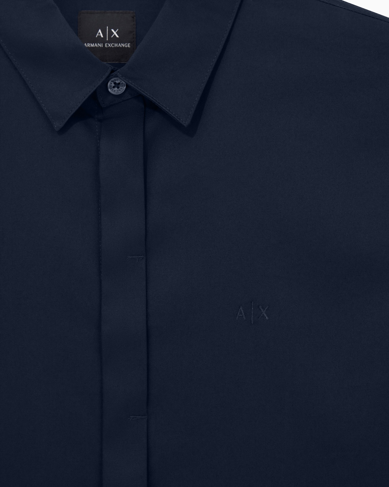 Classic Stretch Cotton Satin Shirt Slide 4